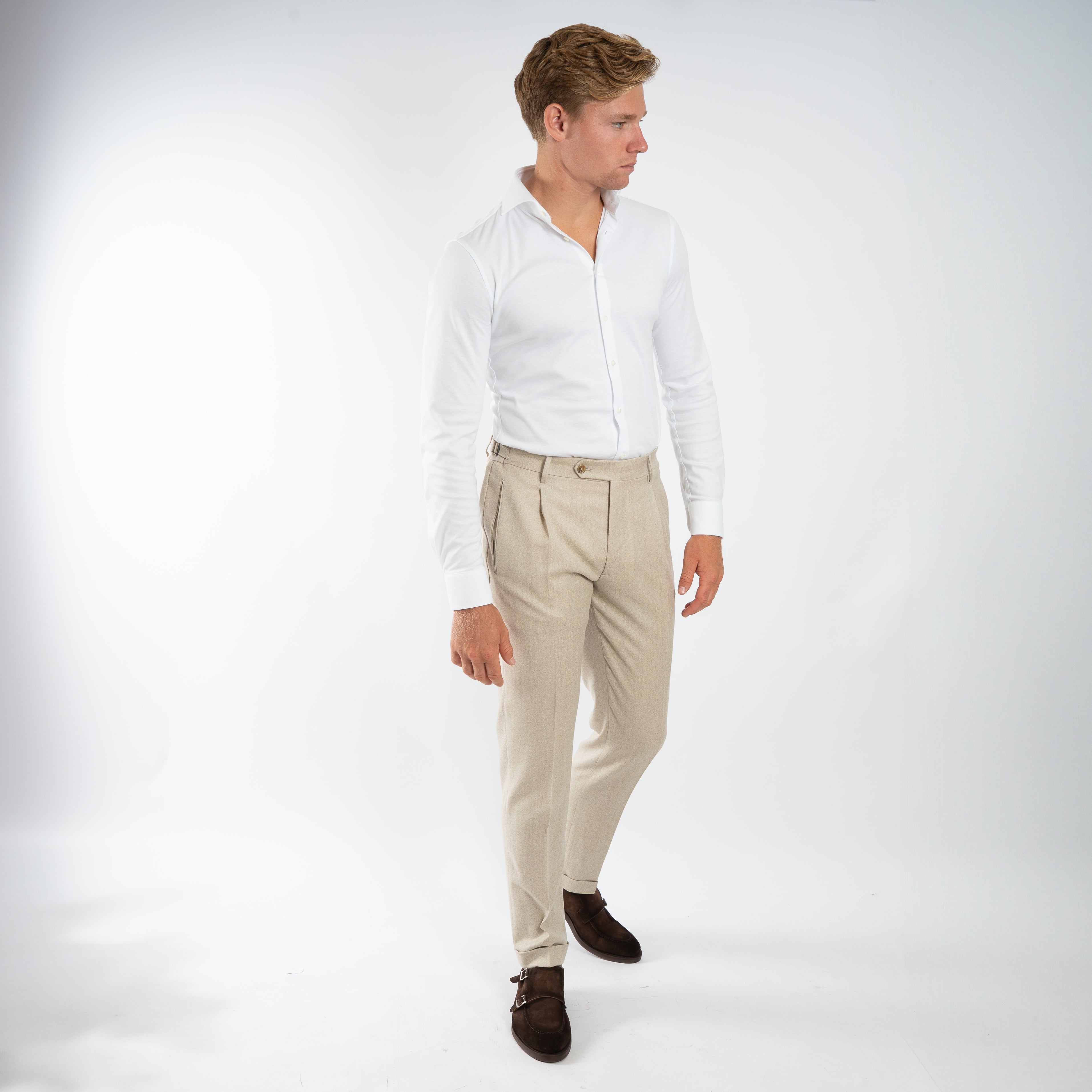Berwich Pantalon Beige | Retrolong