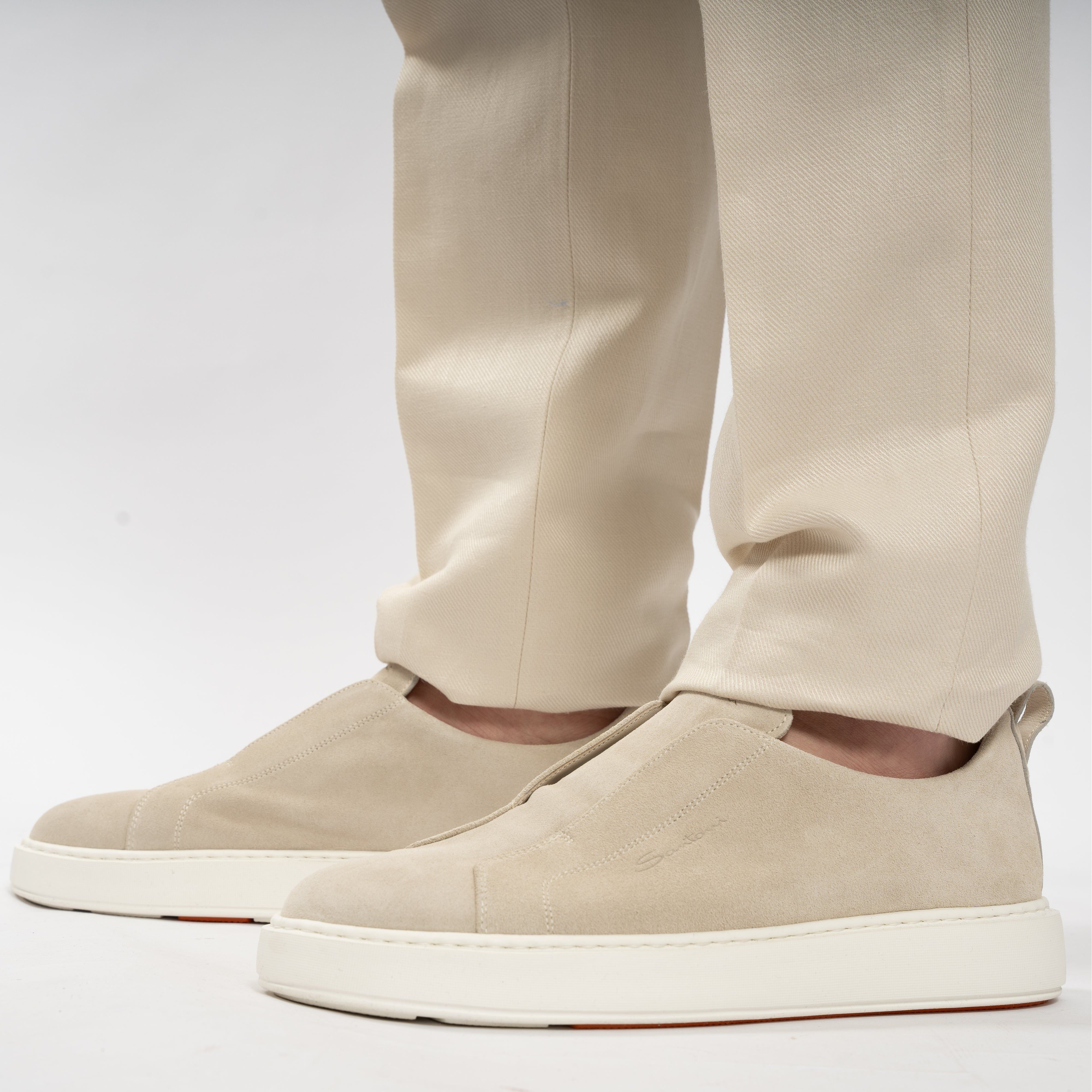 Incotex Linnen Chino Creme | Pattern 54