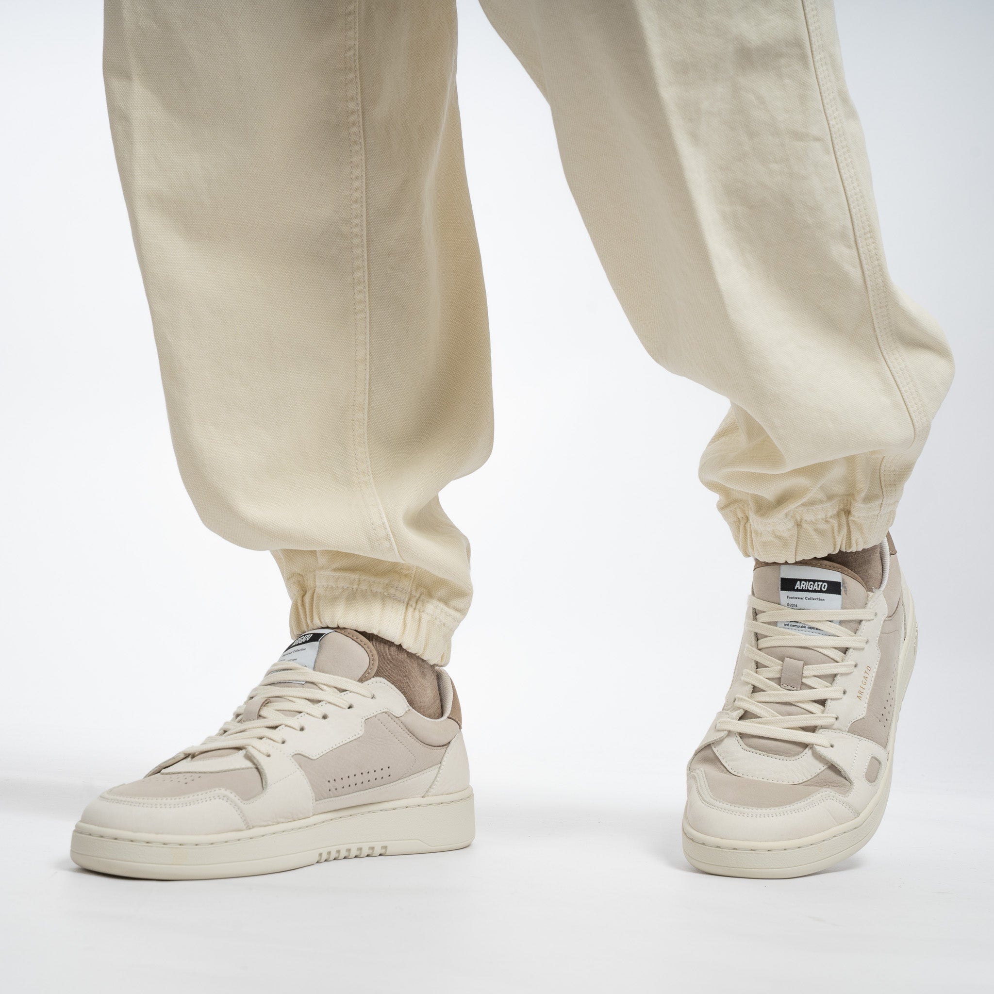 Stone Island Loose Fit Pantalon Crème | Panama Cotton