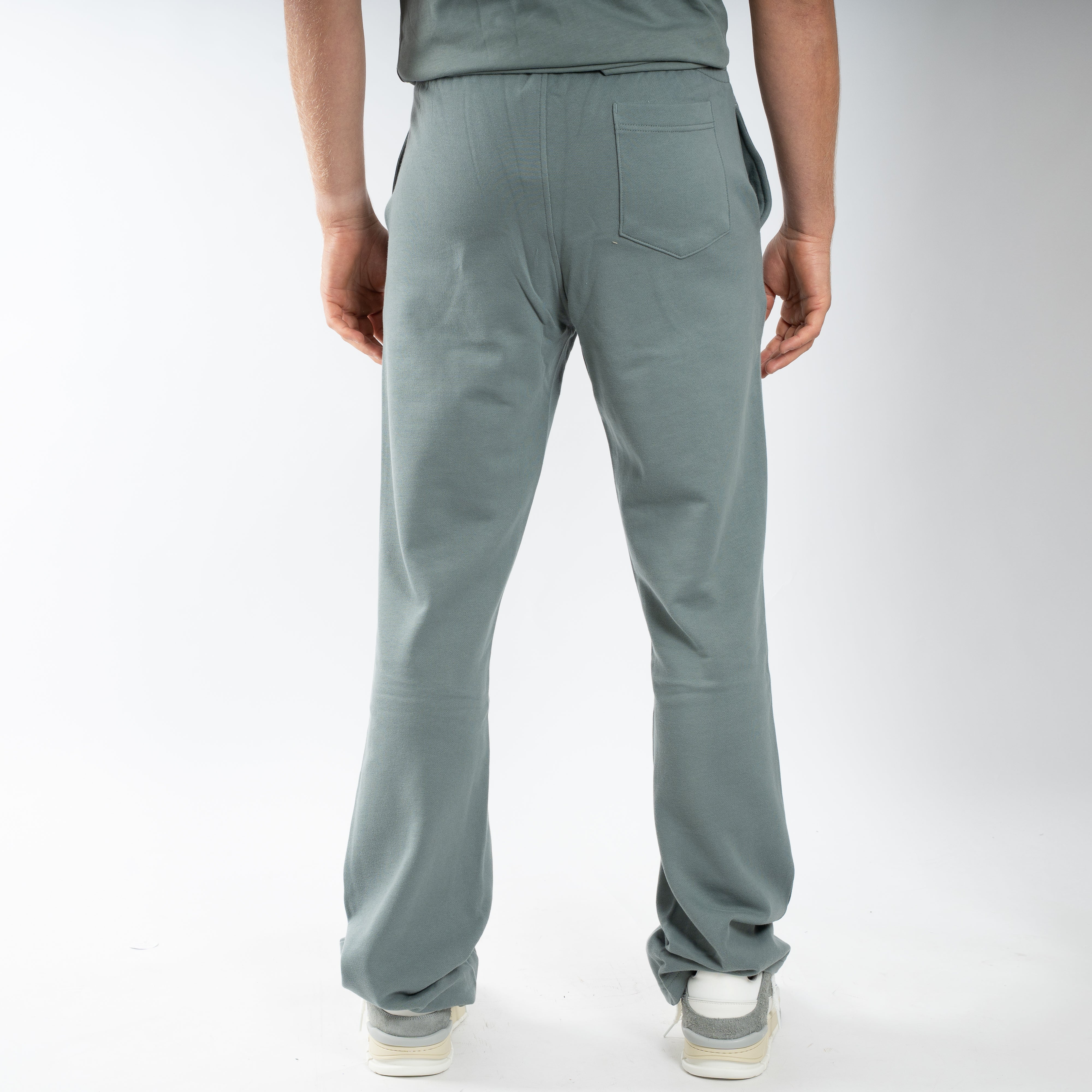 Flaneur Joggingbroek Groen | Logo Sweatpants