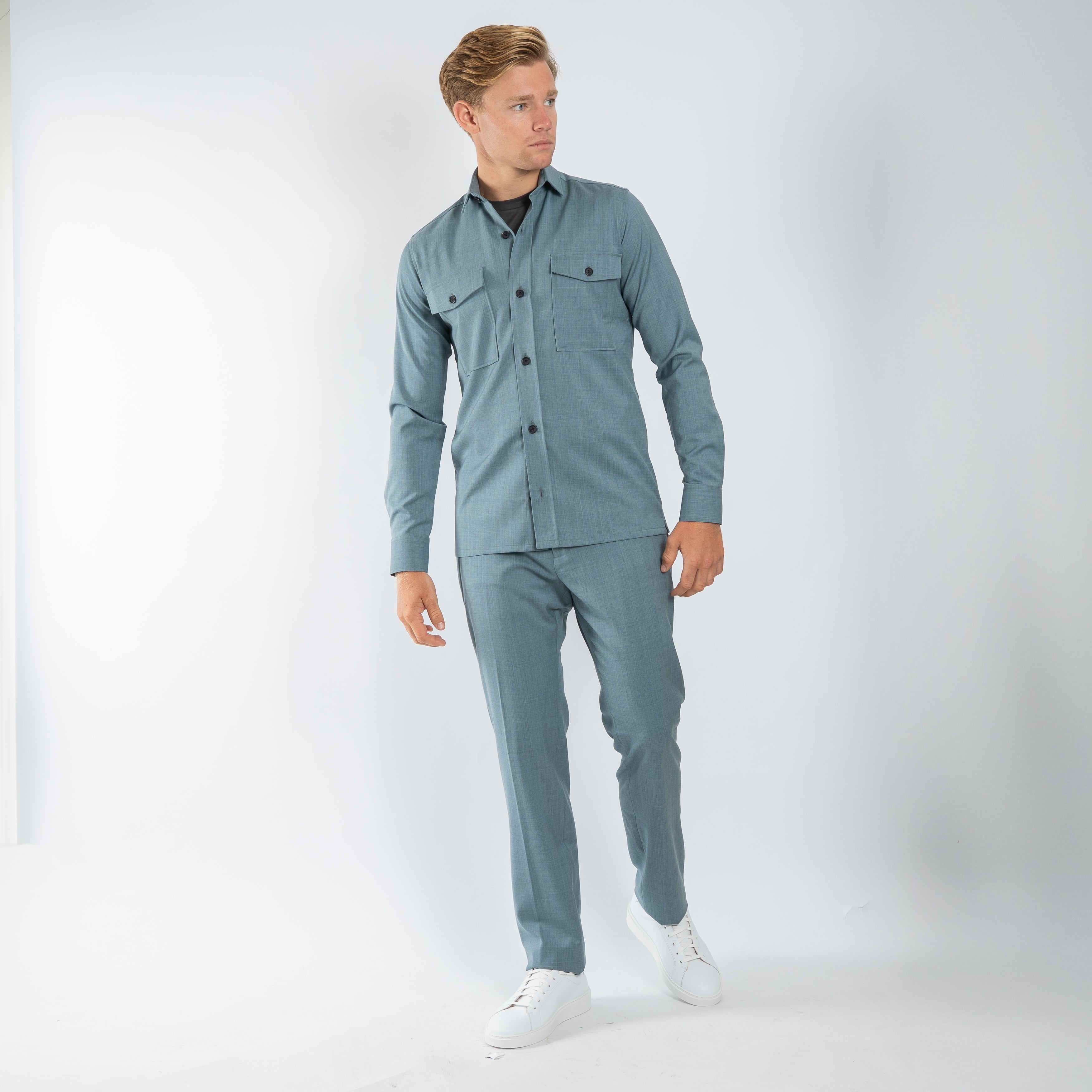 Genti Pantalon Lichtblauw | Tribeca