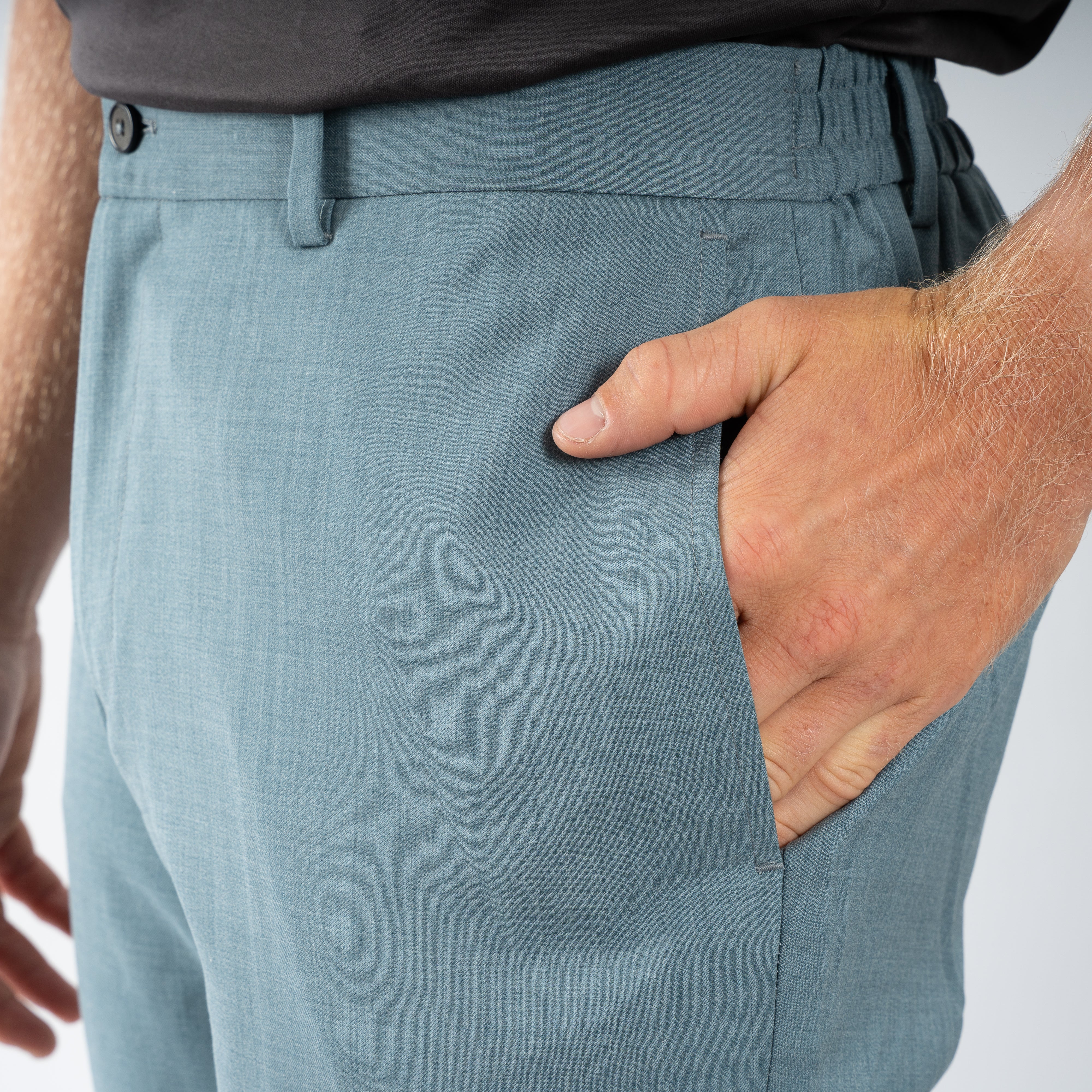 Genti Pantalon Lichtblauw | Tribeca