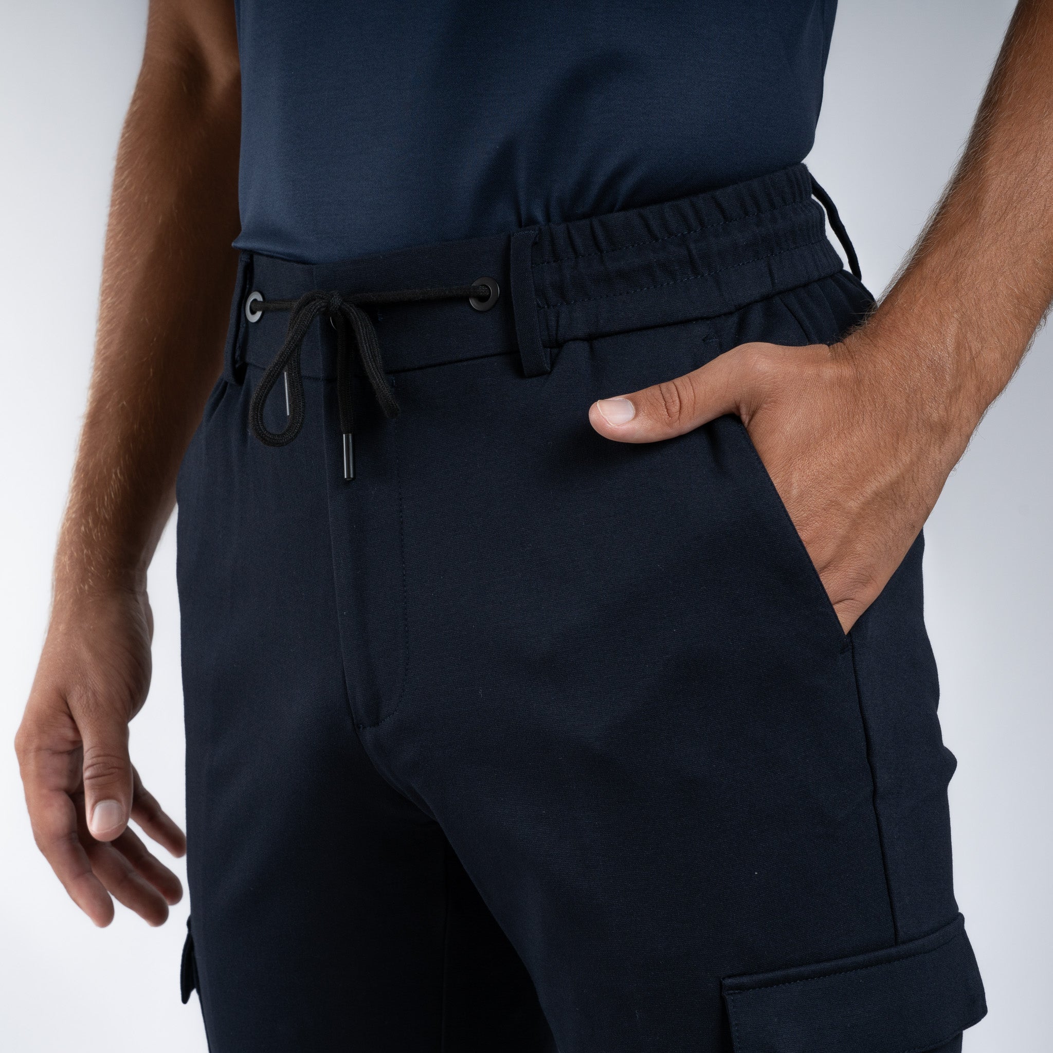 Genti Cargo Broek Blauw | York