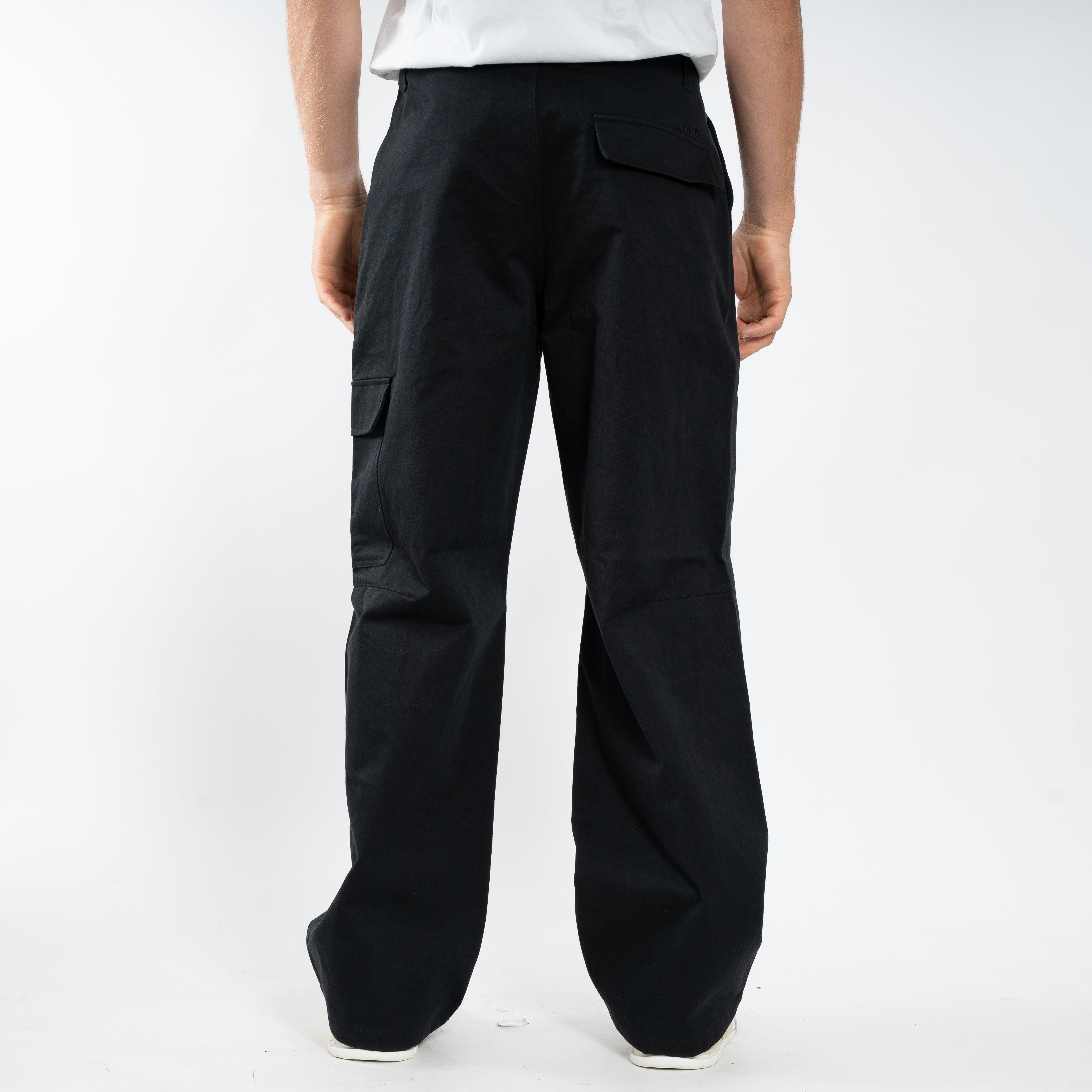 Olaf Cargobroek Zwart | Relaxed Cargo Pant