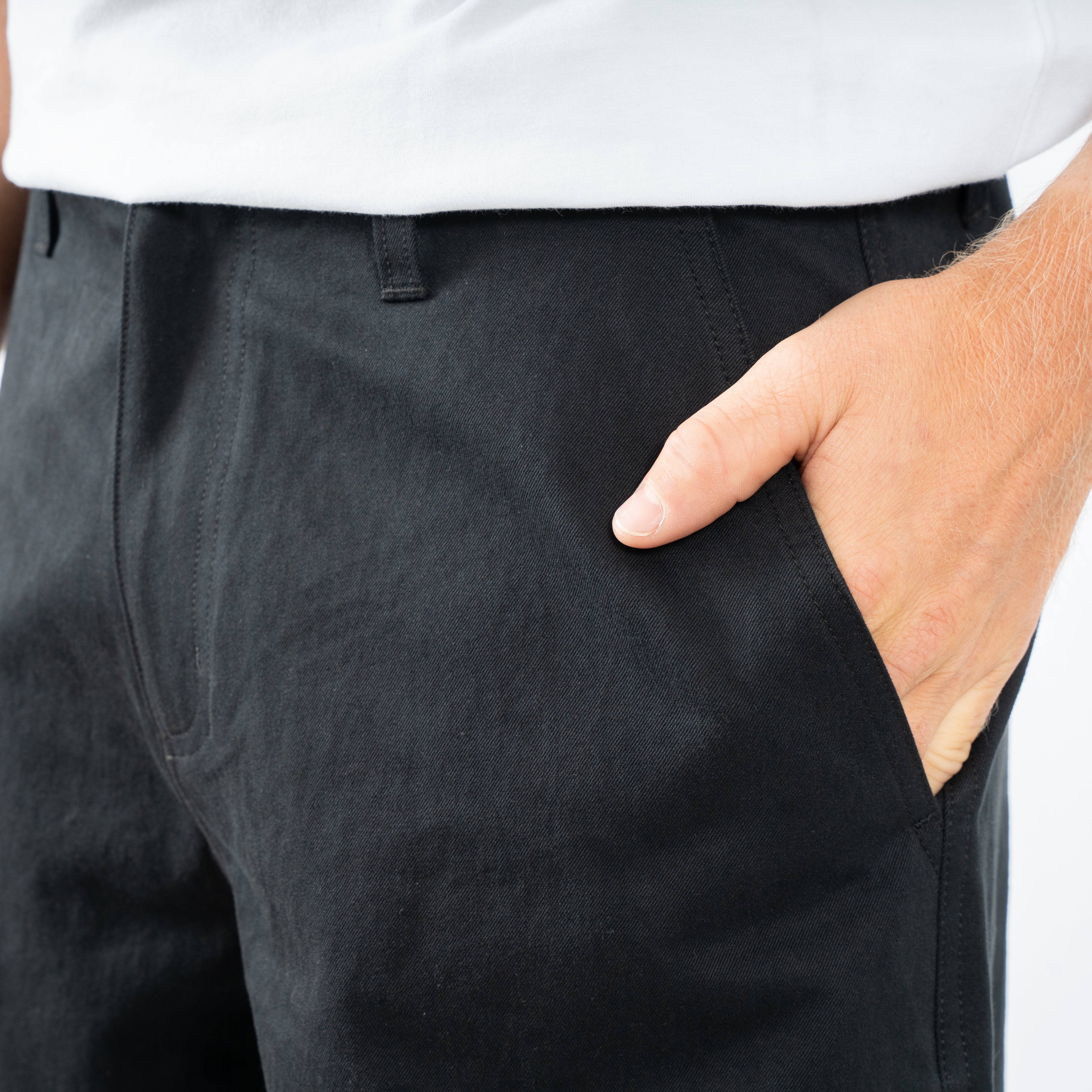 Olaf Cargobroek Zwart | Relaxed Cargo Pant
