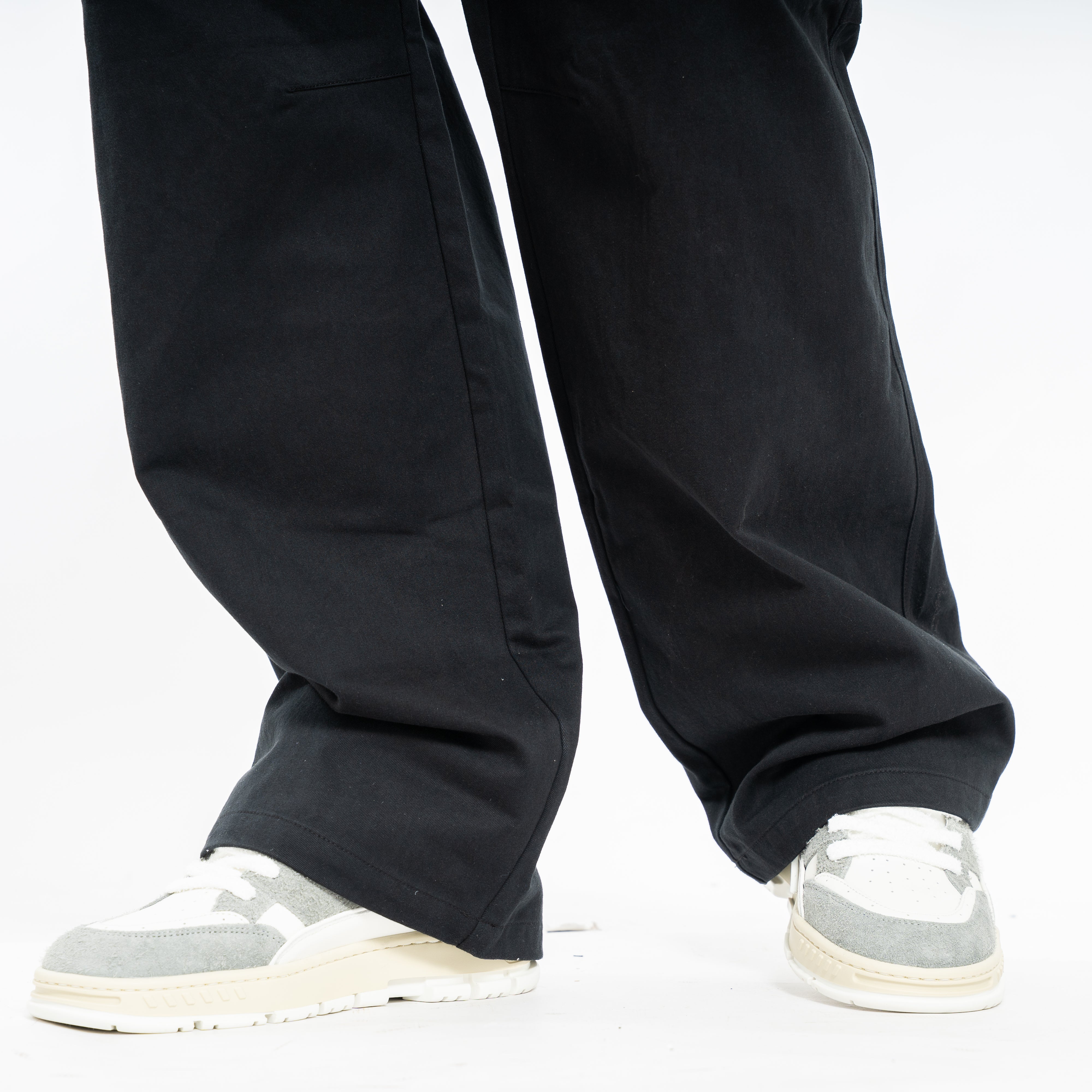 Olaf Cargobroek Zwart | Relaxed Cargo Pant