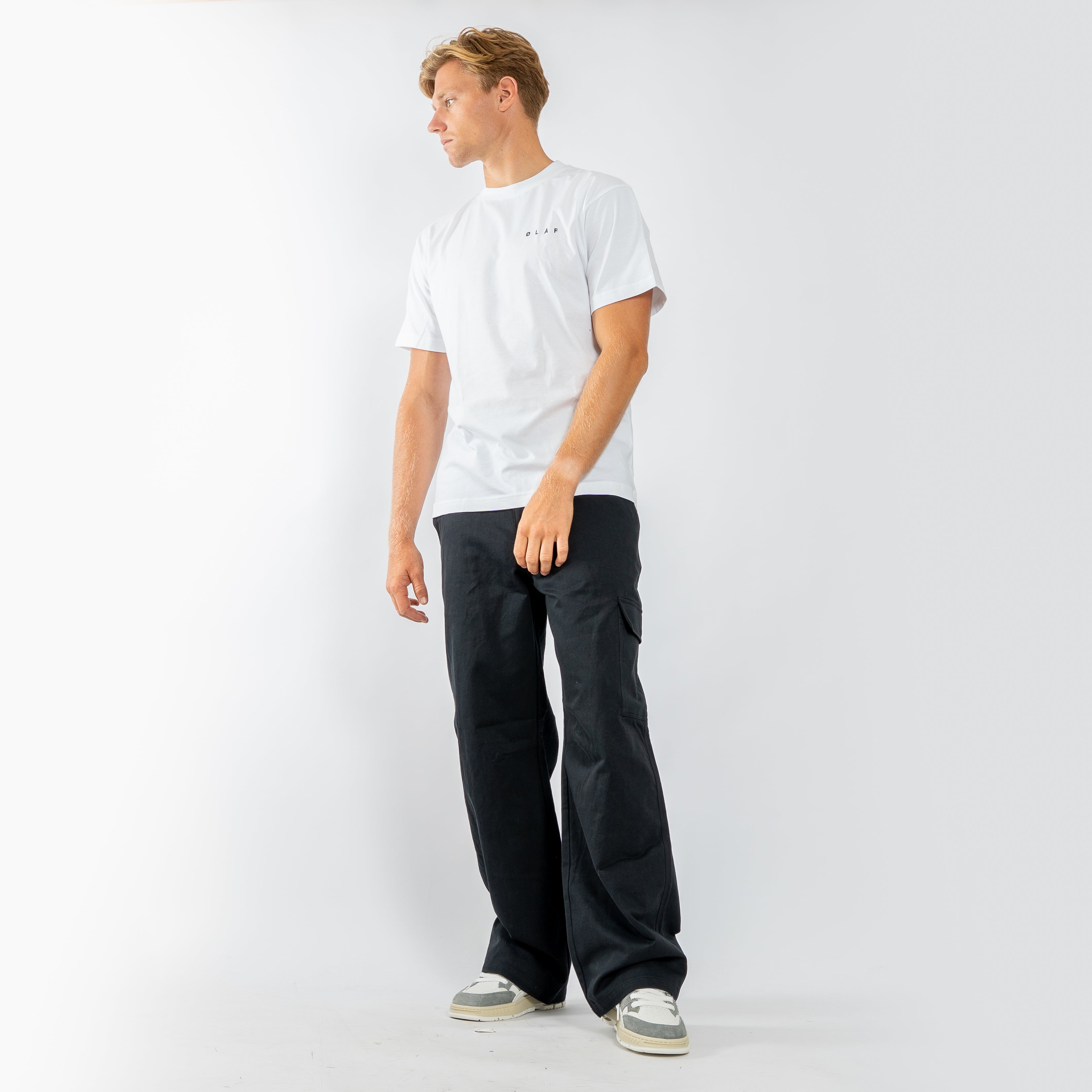 Olaf Cargobroek Zwart | Relaxed Cargo Pant