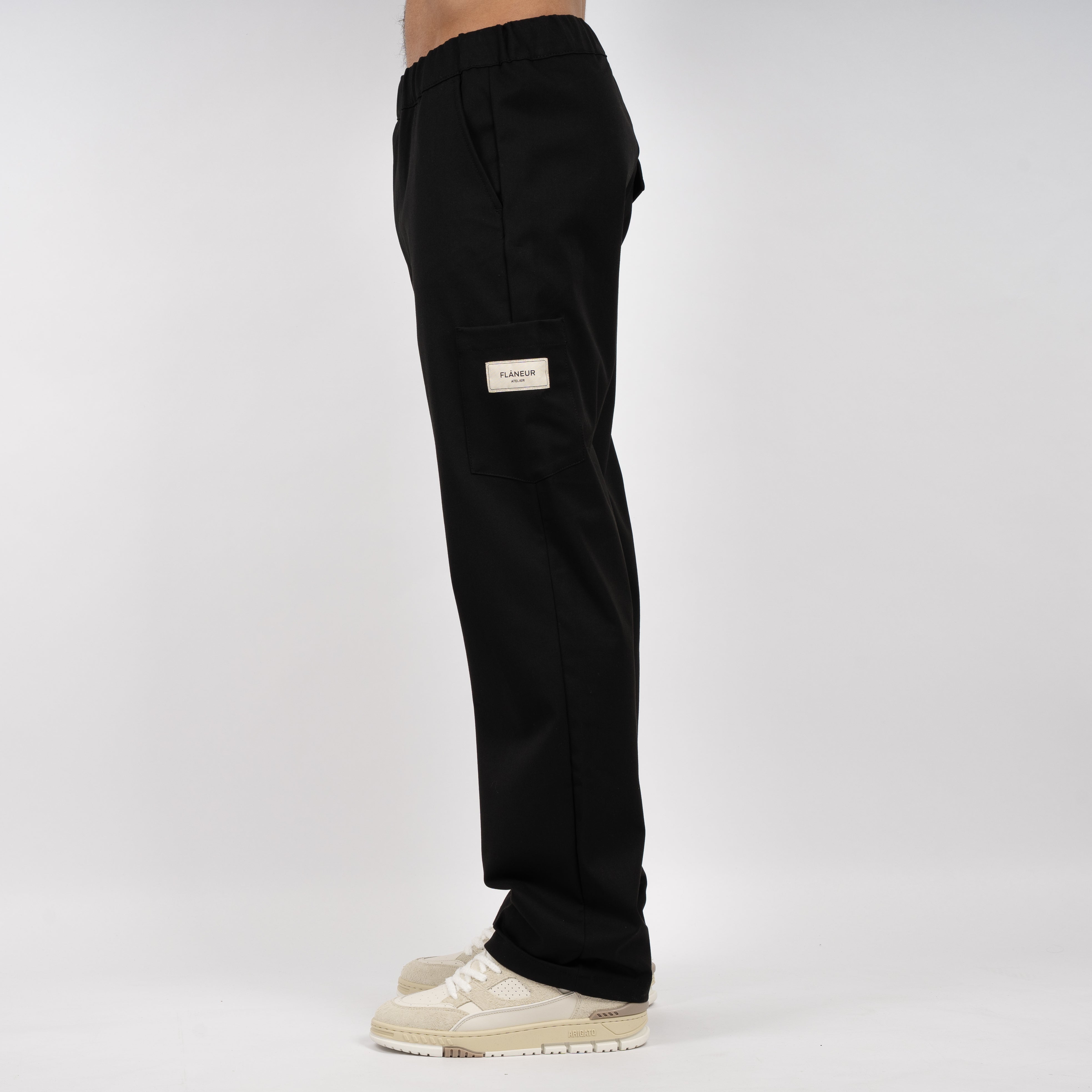 Flaneur Pantalon Zwart | Atelier Tailored Trousers