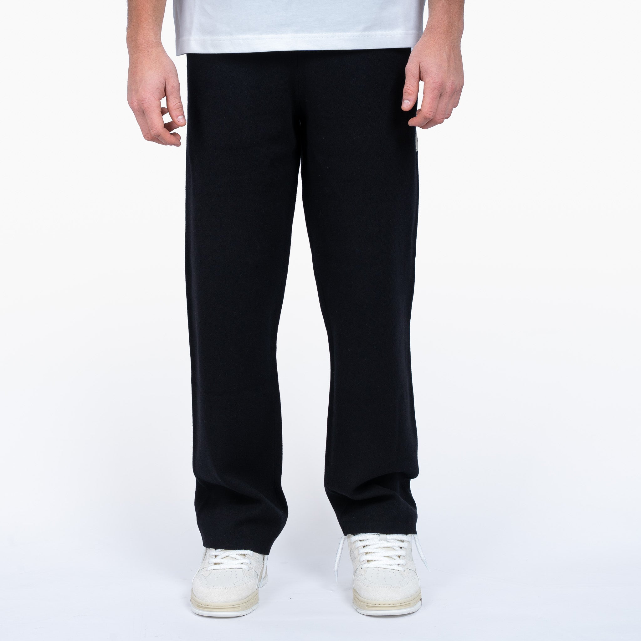 Flaneur Pantalon Zwart | Atelier Knit Trousers