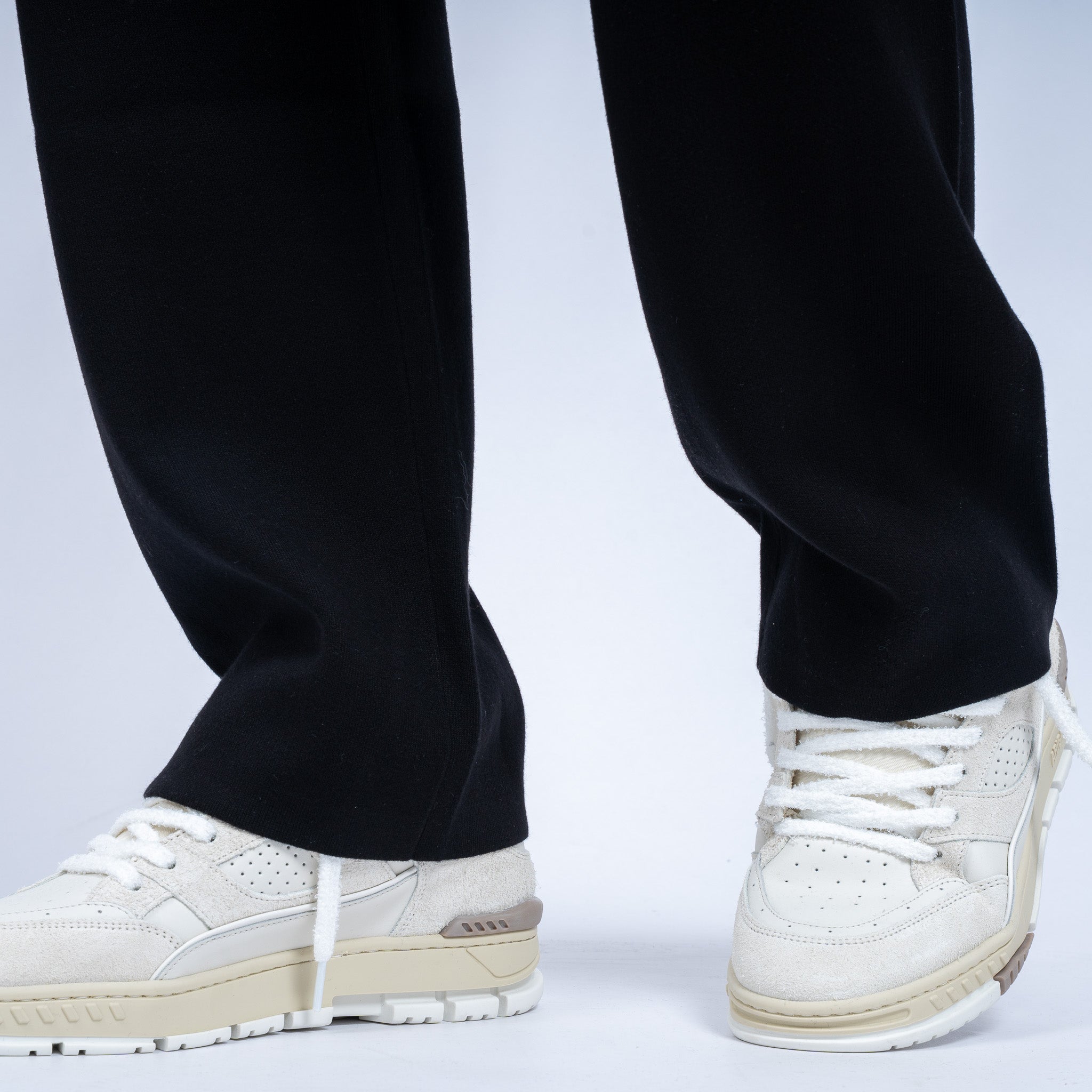 Flaneur Pantalon Zwart | Atelier Knit Trousers