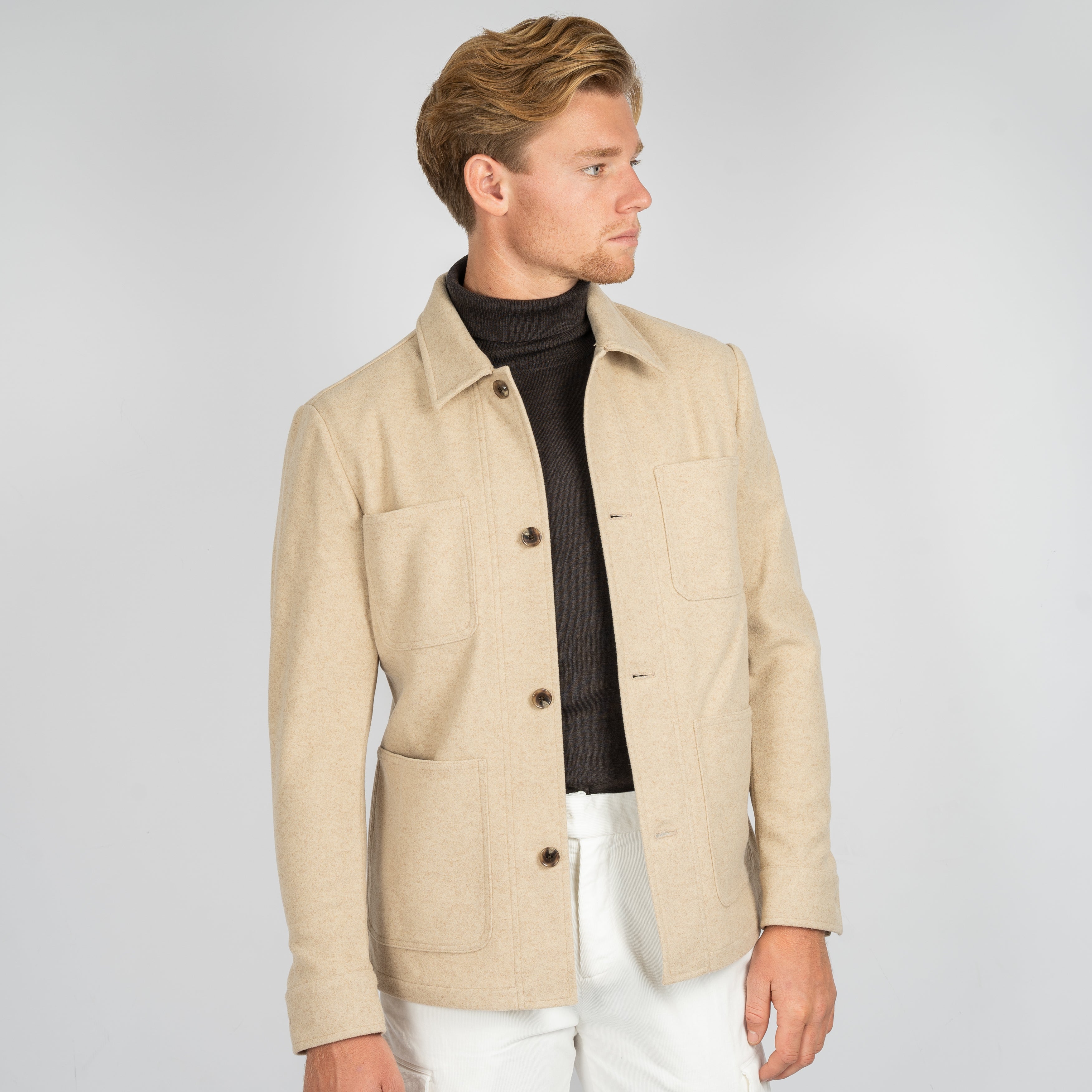 SEVEN DIALS Cargobroek Corduroy Wit | Milo