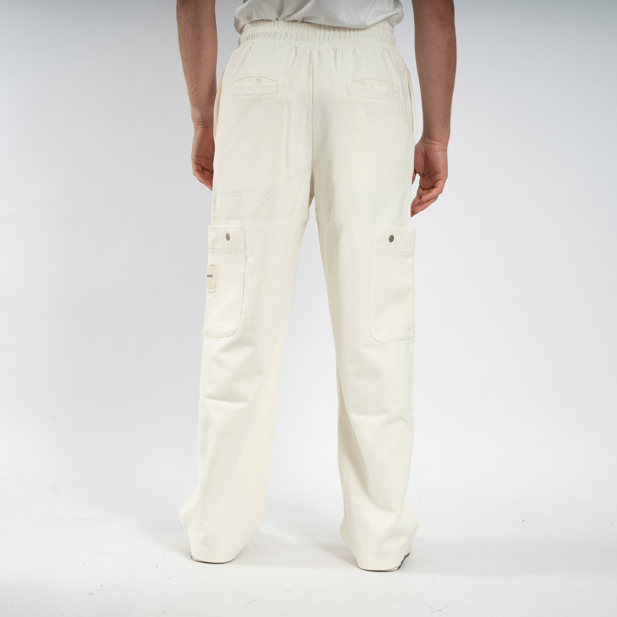 Bram's Fruit Joggingbroek Beige | Side Pocket Trousers