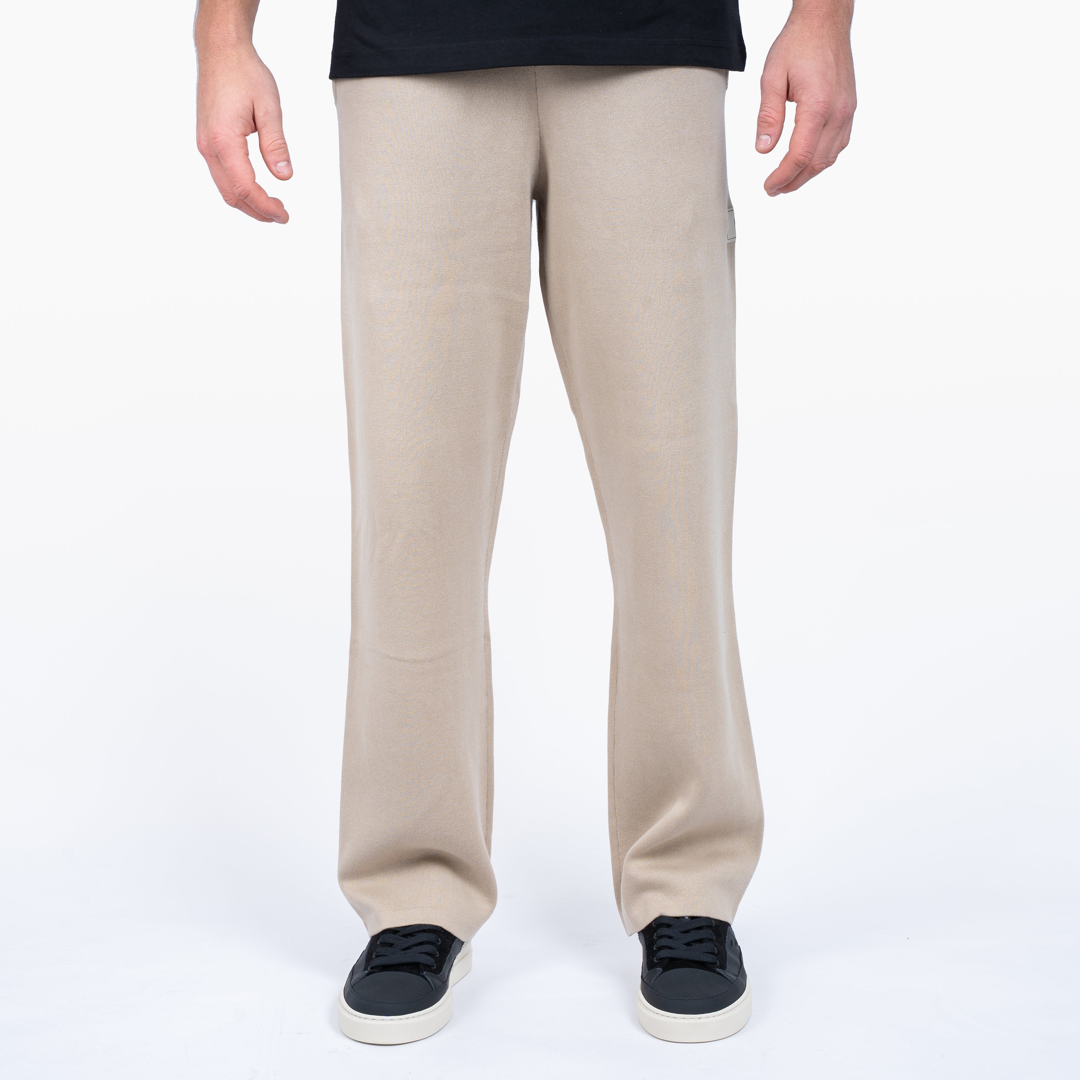 Flaneur Pantalon Beige | Atelier Knit Trousers