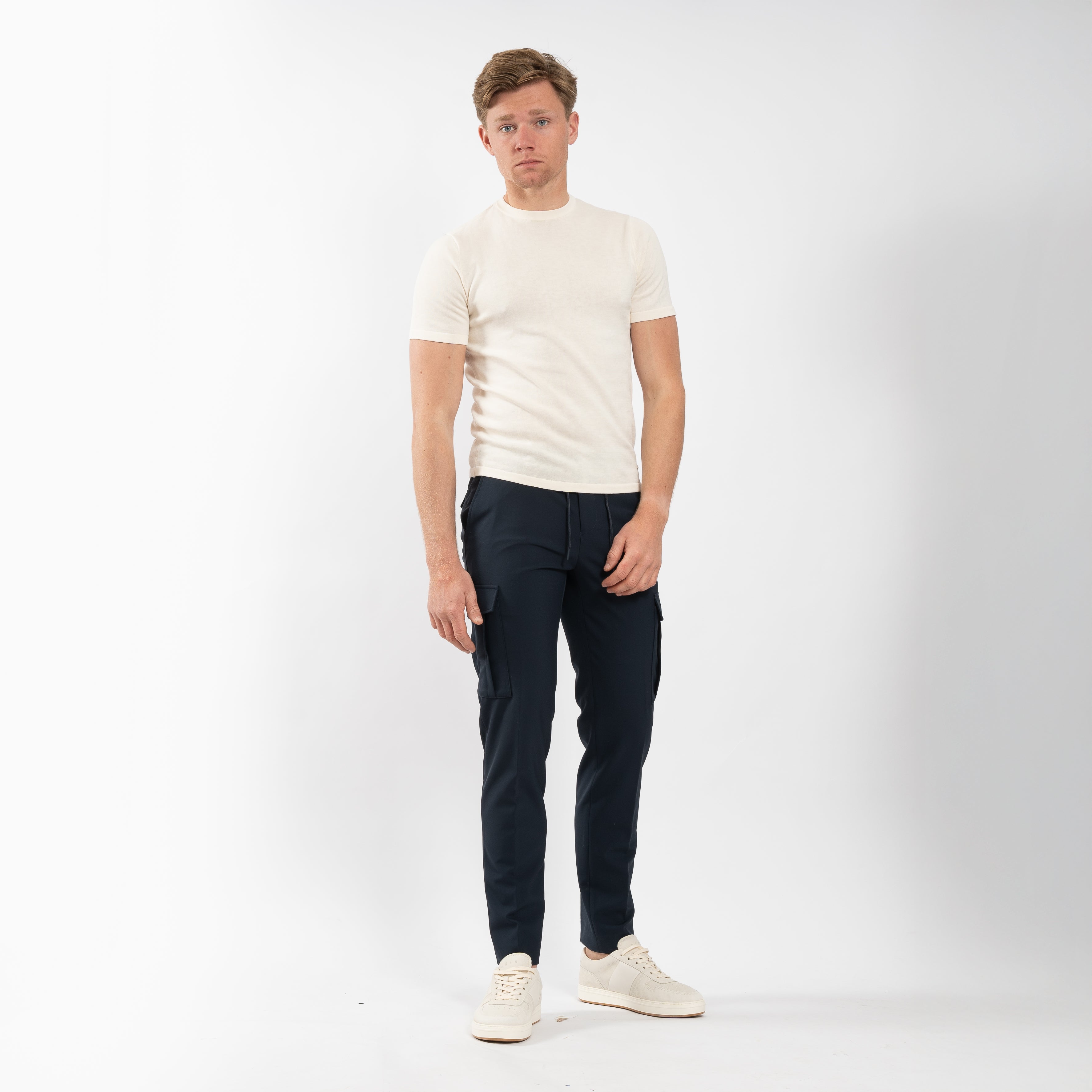 SEVEN DIALS Cargobroek Blauw | Ain