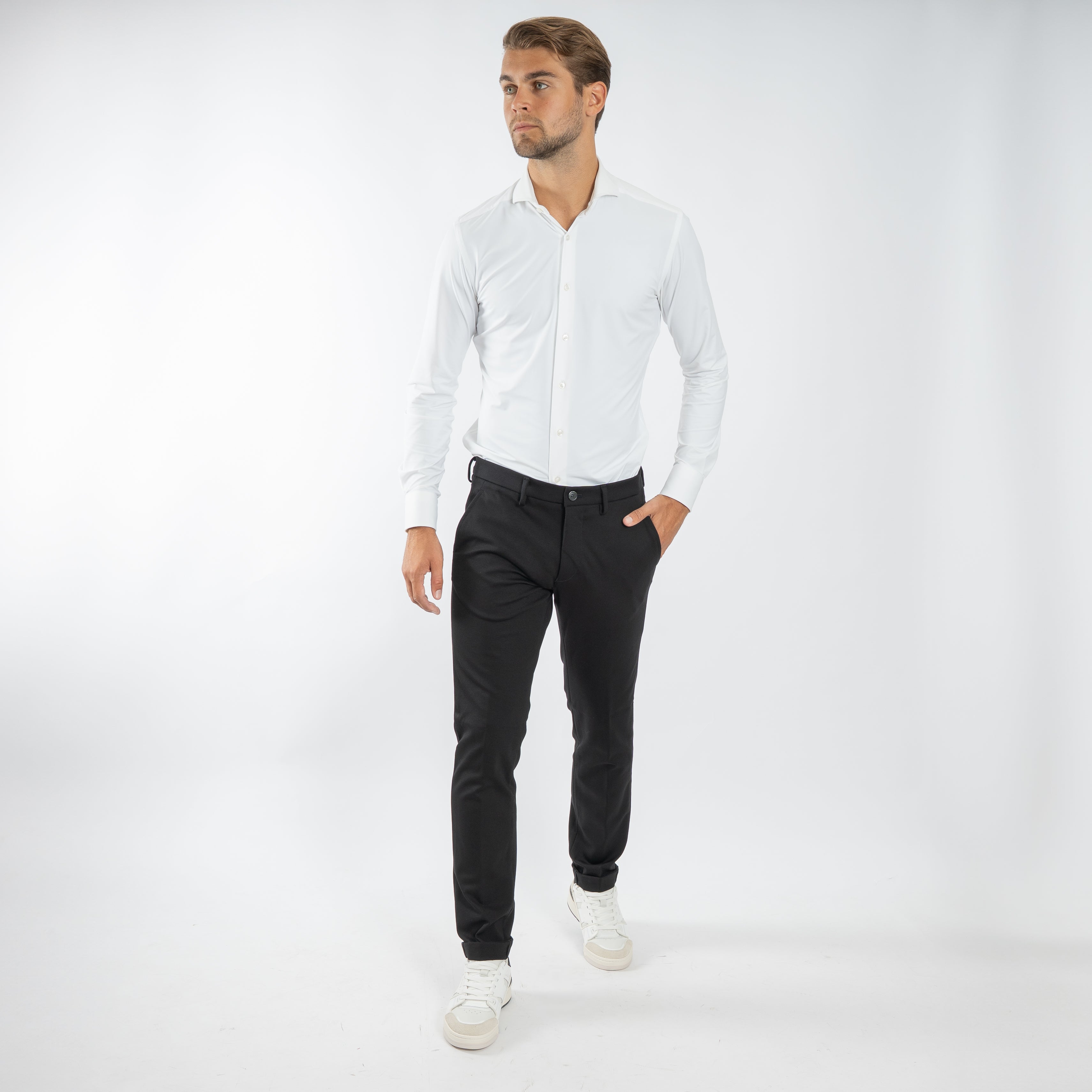 Mason's Chino Zwart | Torino Jog