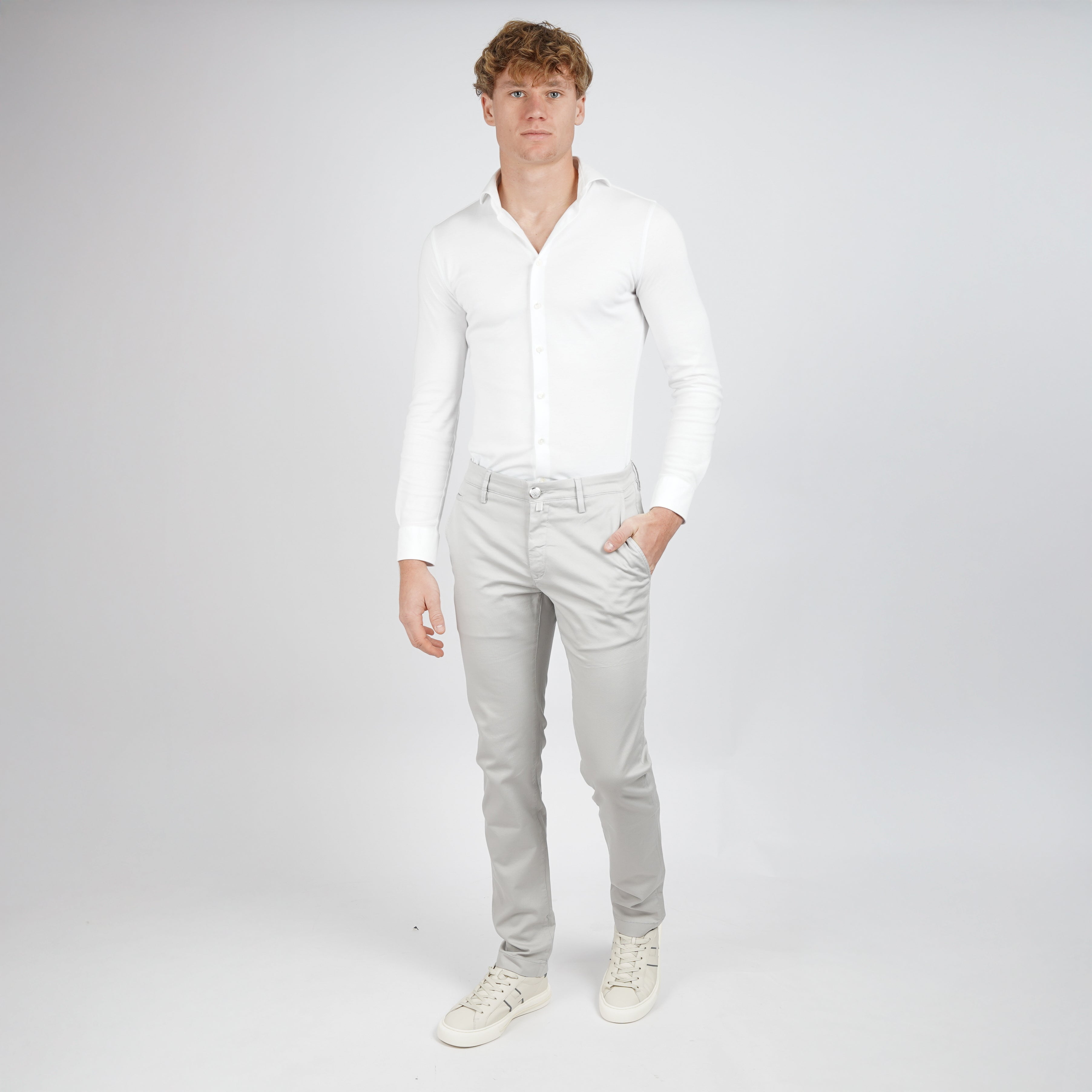 Jacob Cohen Chino Lichtgrijs | Bobby