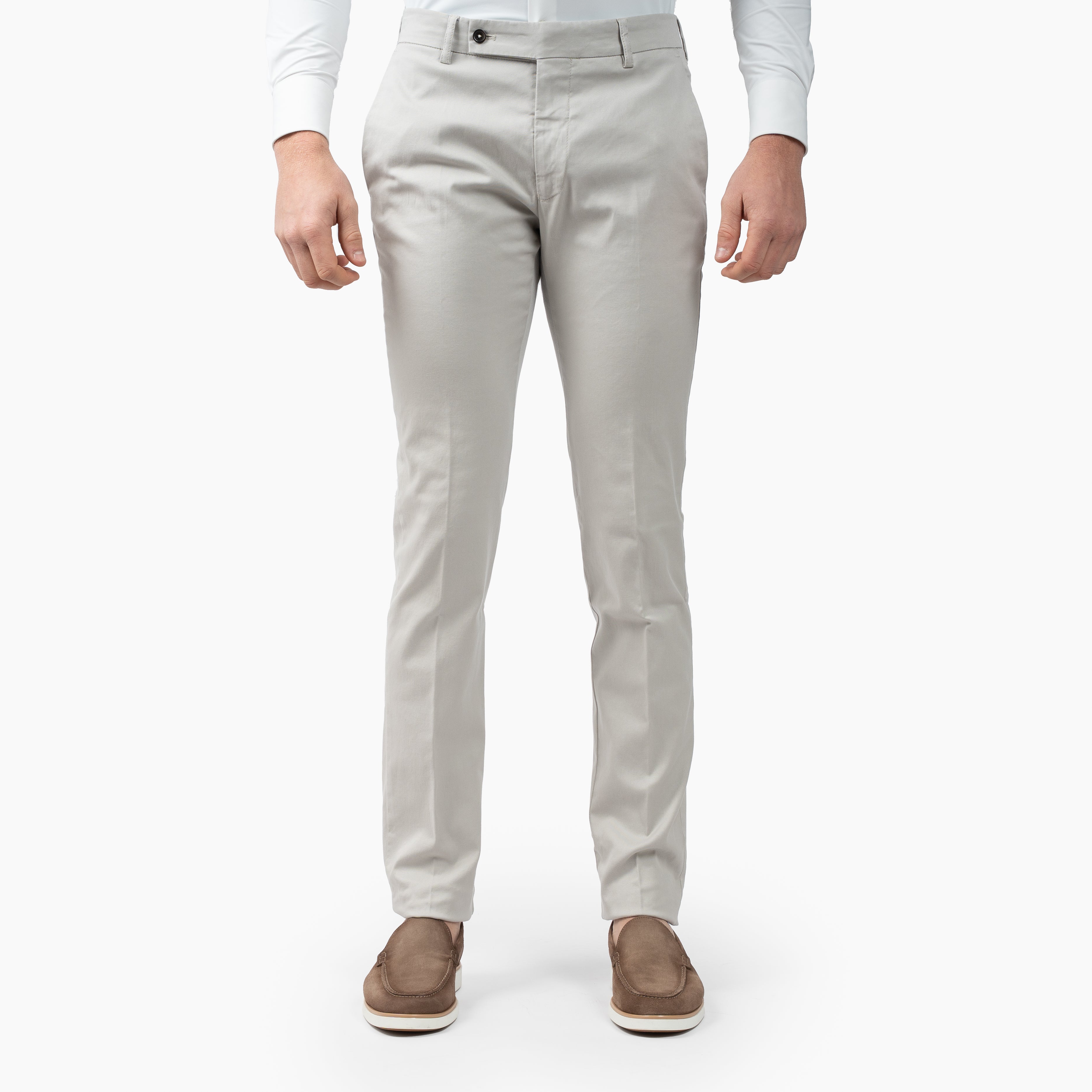 Berwich Chino Lichtgrijs | Morello-GD