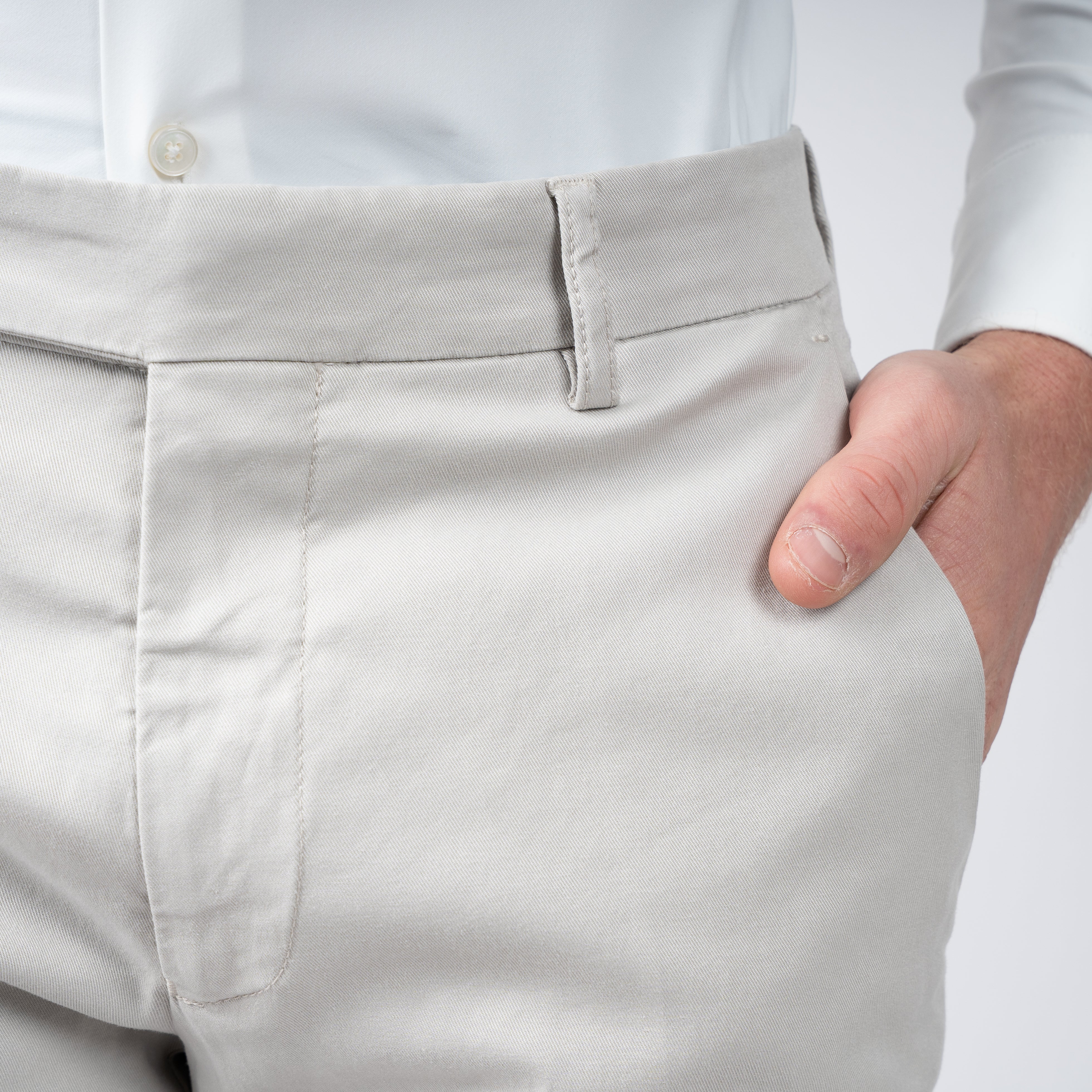 Berwich Chino Lichtgrijs | Morello-GD