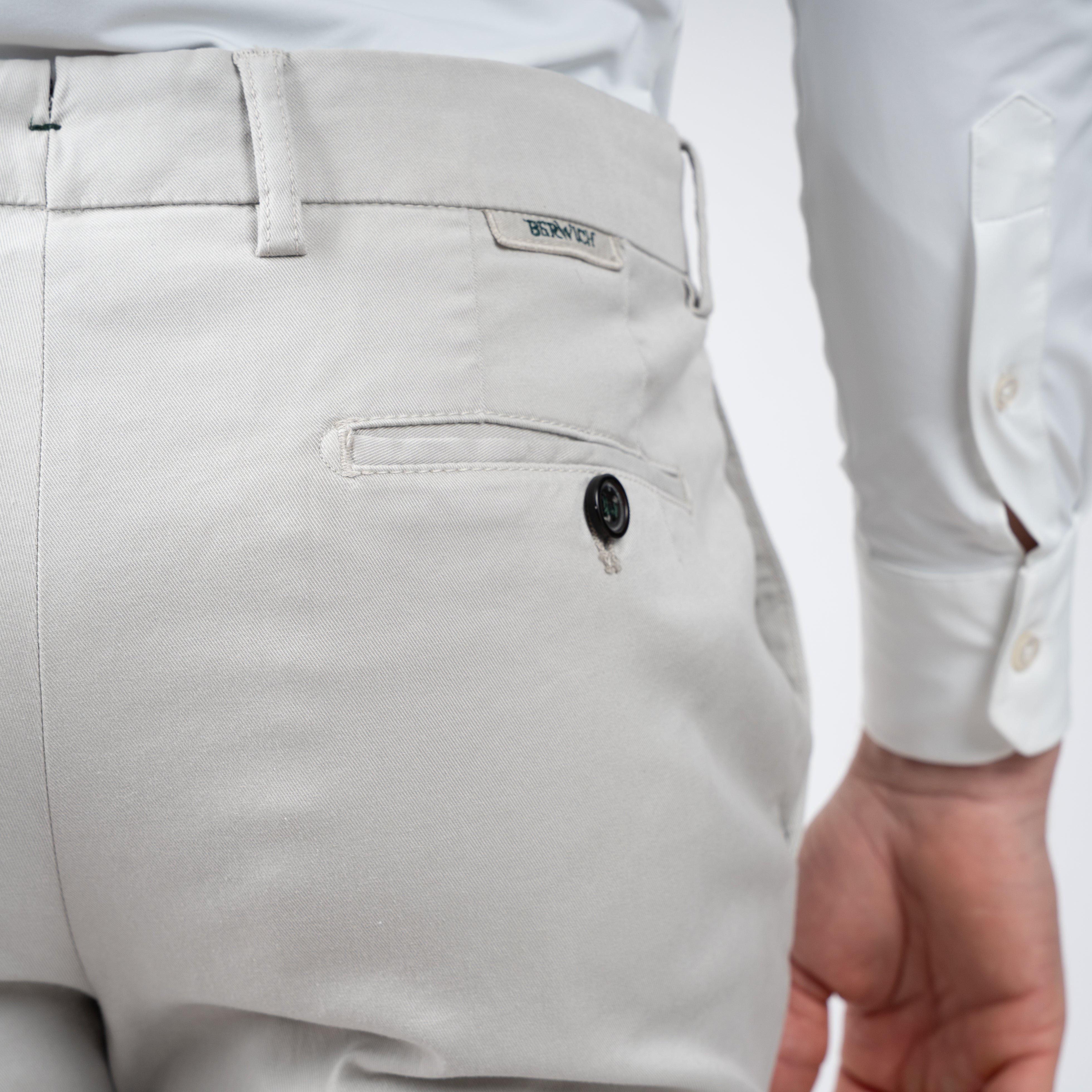 Berwich Chino Lichtgrijs | Morello-GD