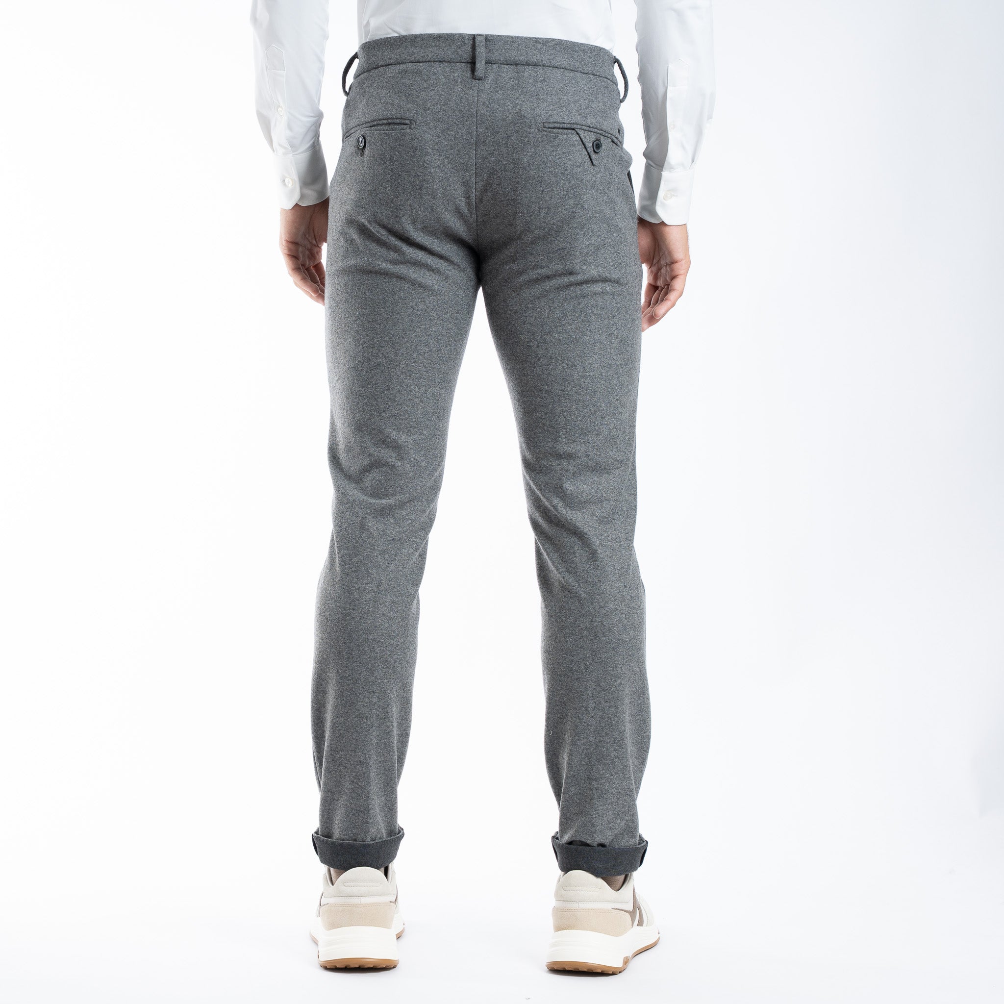 Mason's Chino Flannel Grijs | Torino