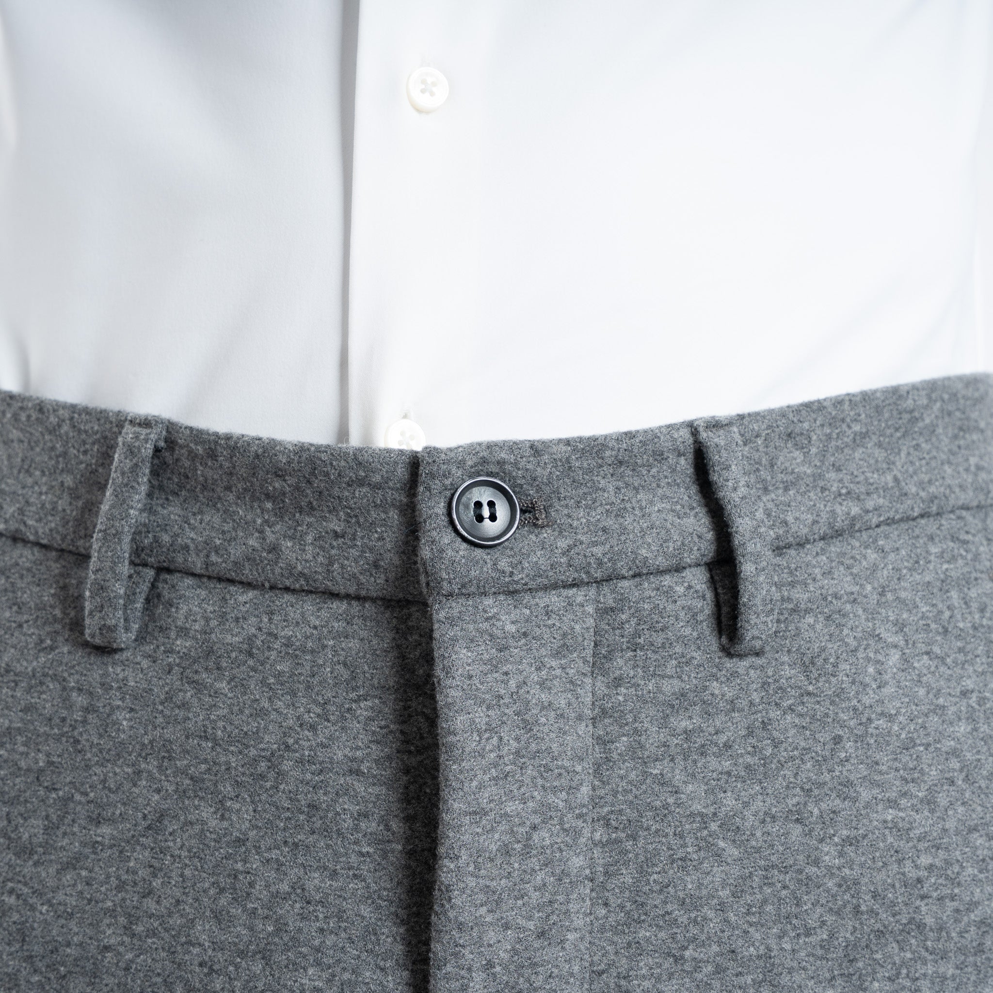 Mason's Chino Flannel Grijs | Torino