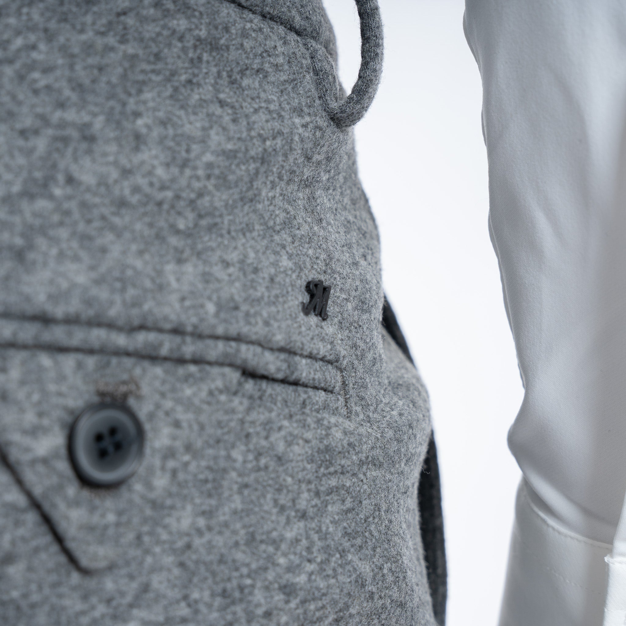 Mason's Chino Flannel Grijs | Torino