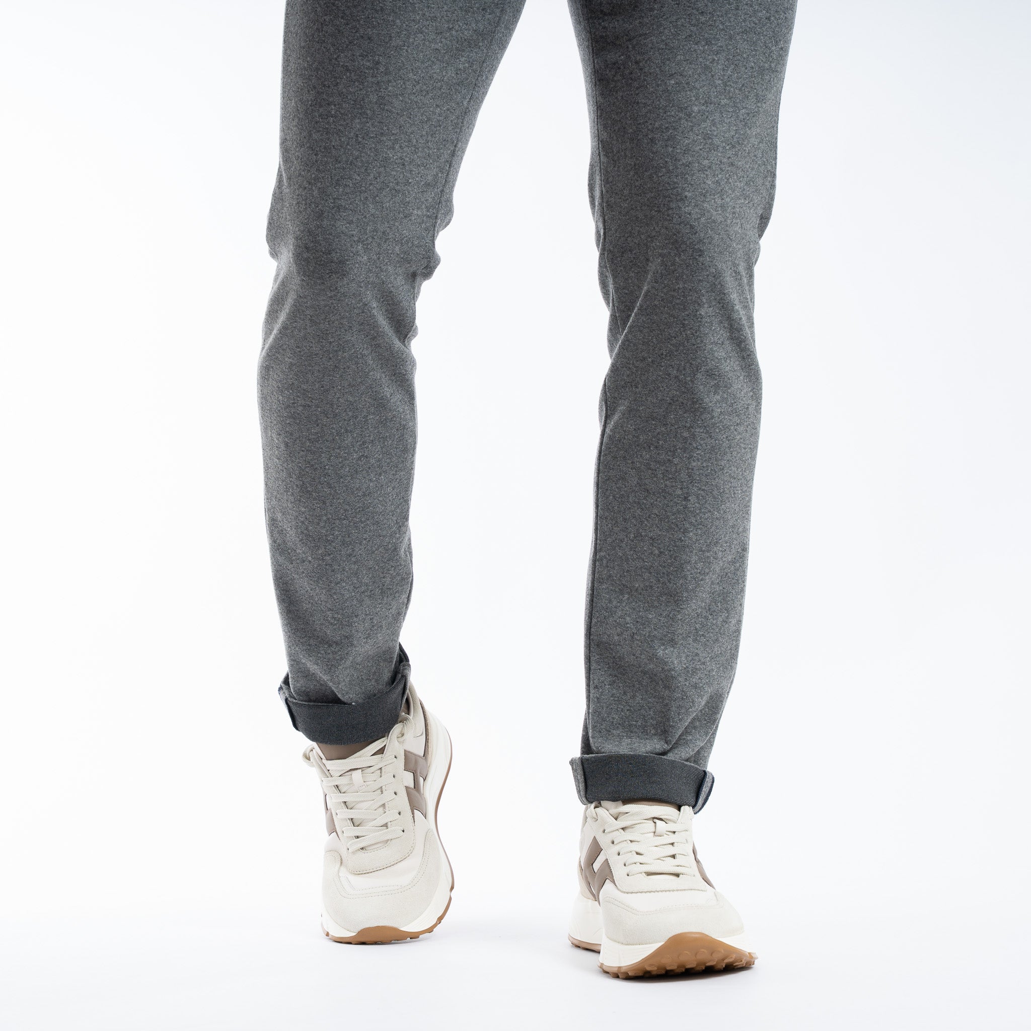 Mason's Chino Flannel Grijs | Torino