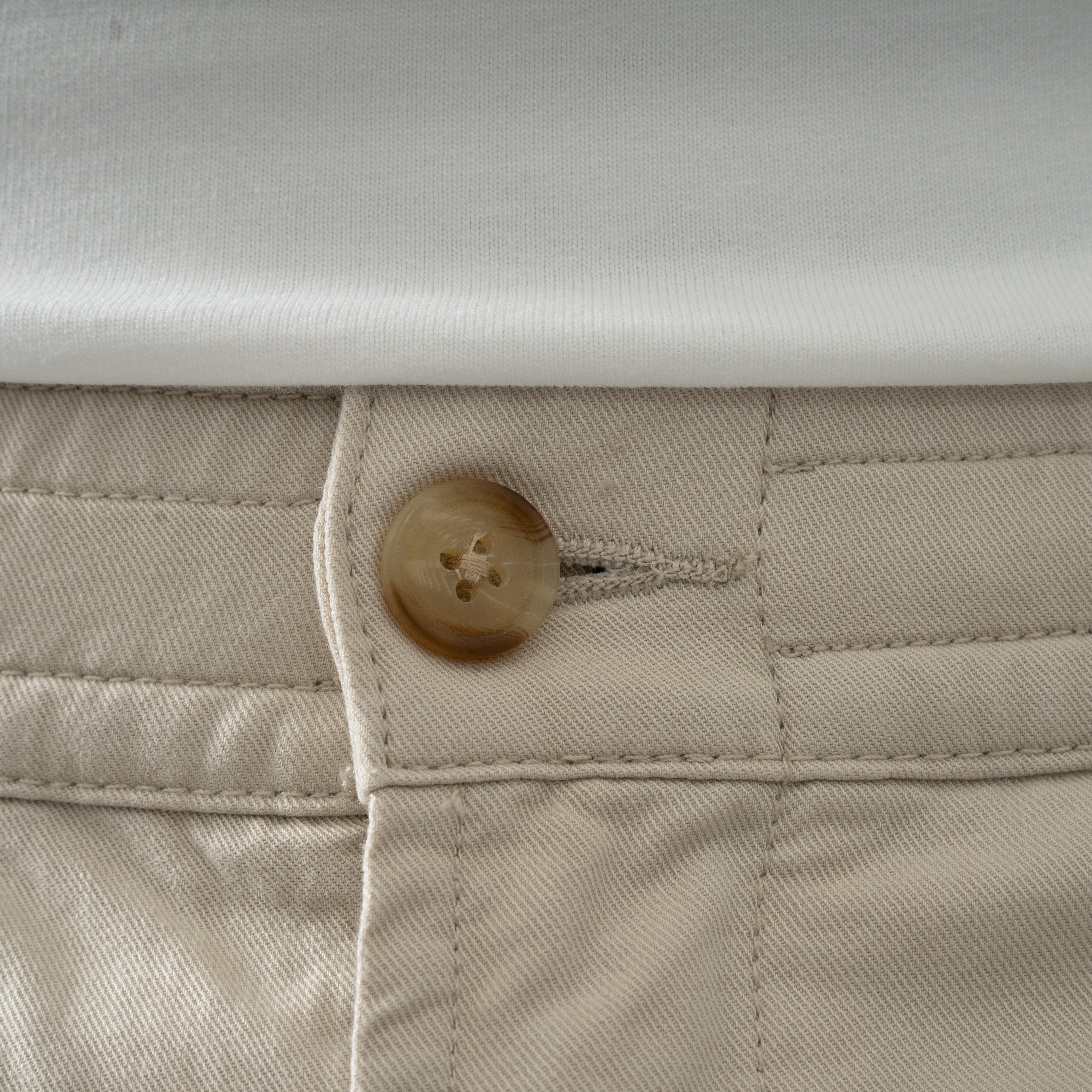 Denham Chino Lichtgrijs | Luca Pant Straight Fit