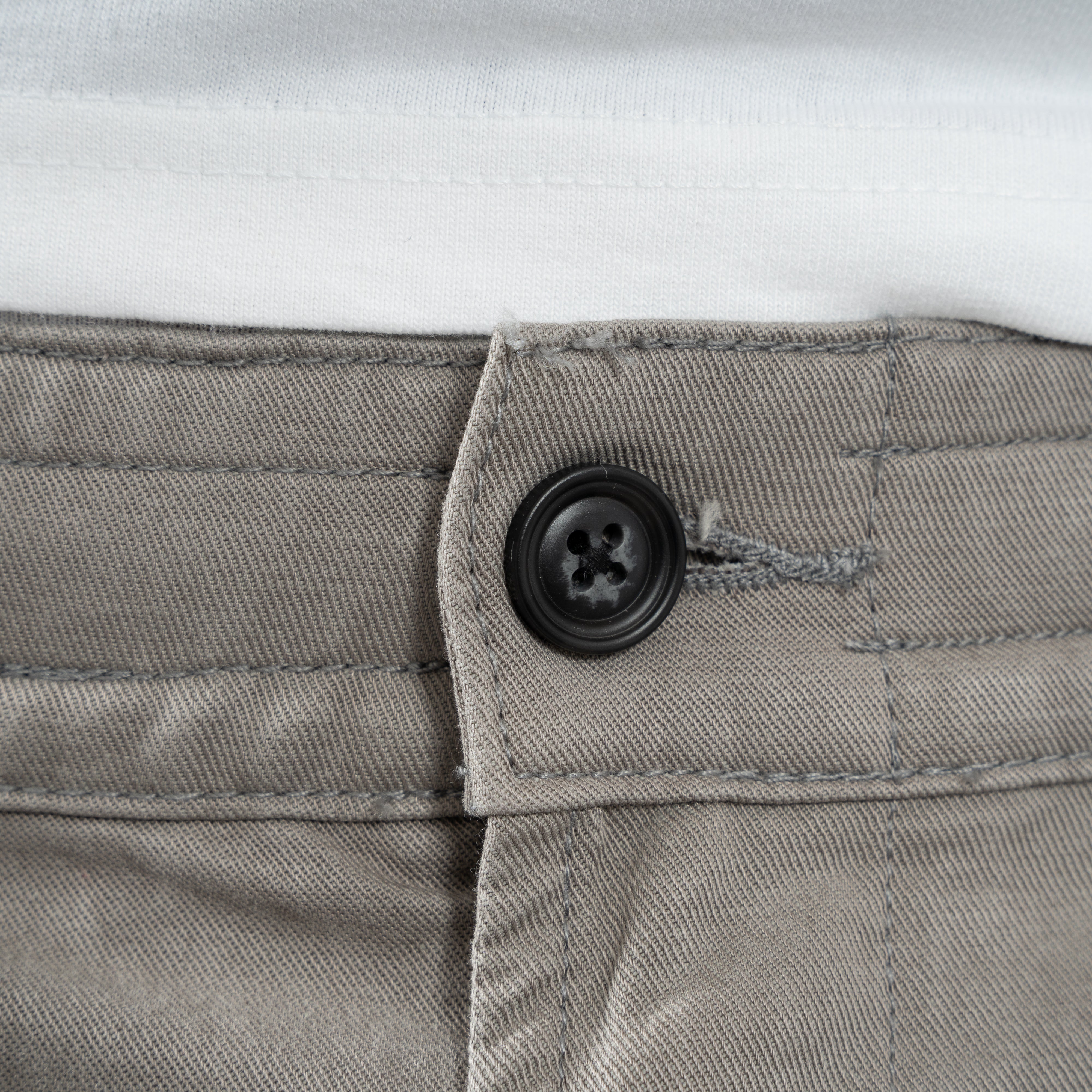 Denham Chino Grijs | Luca Pant Straight Fit