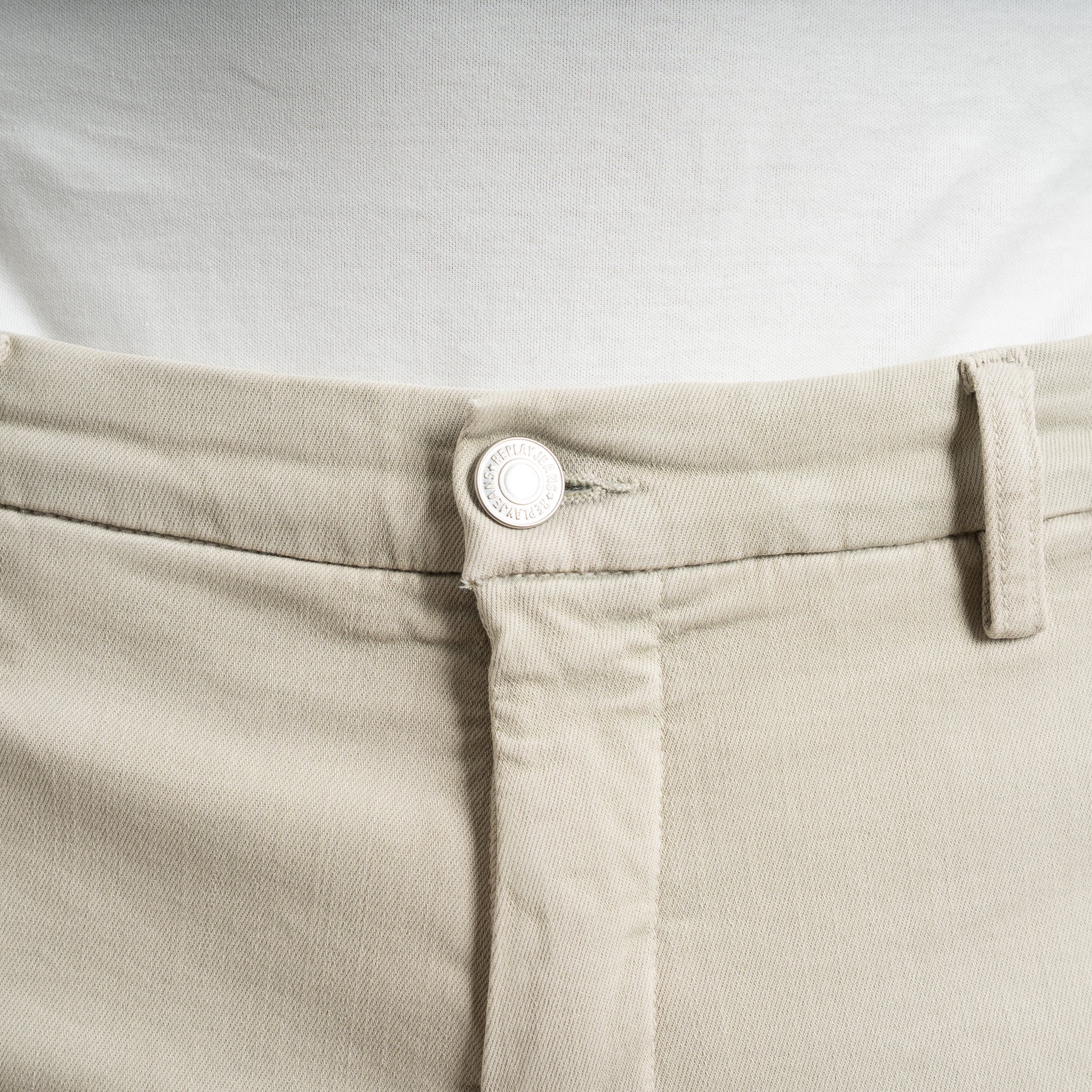 Replay Chino Lichtgrijs | Bennie