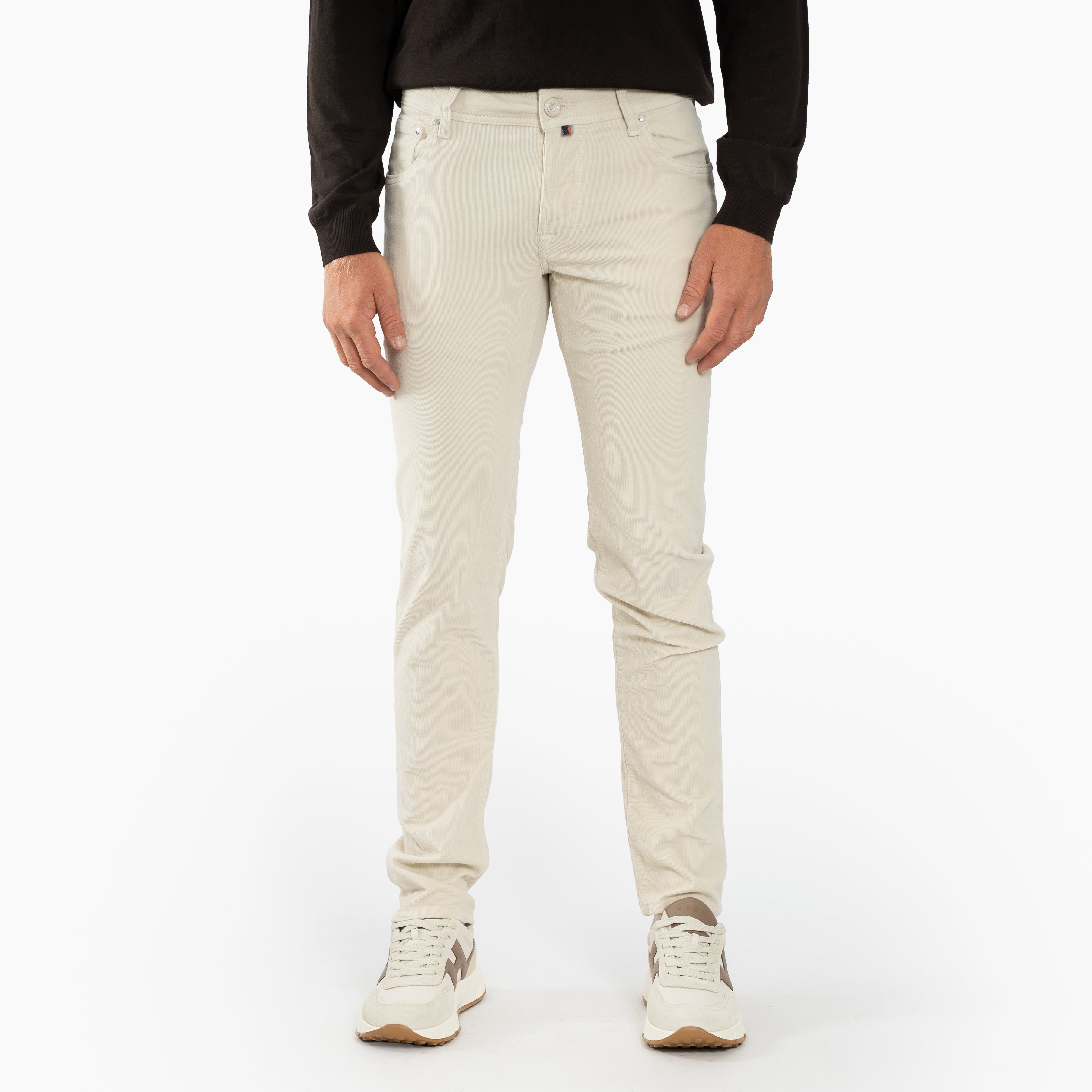 Jacob Cohen Chino Corduroy Creme | Nick Slim