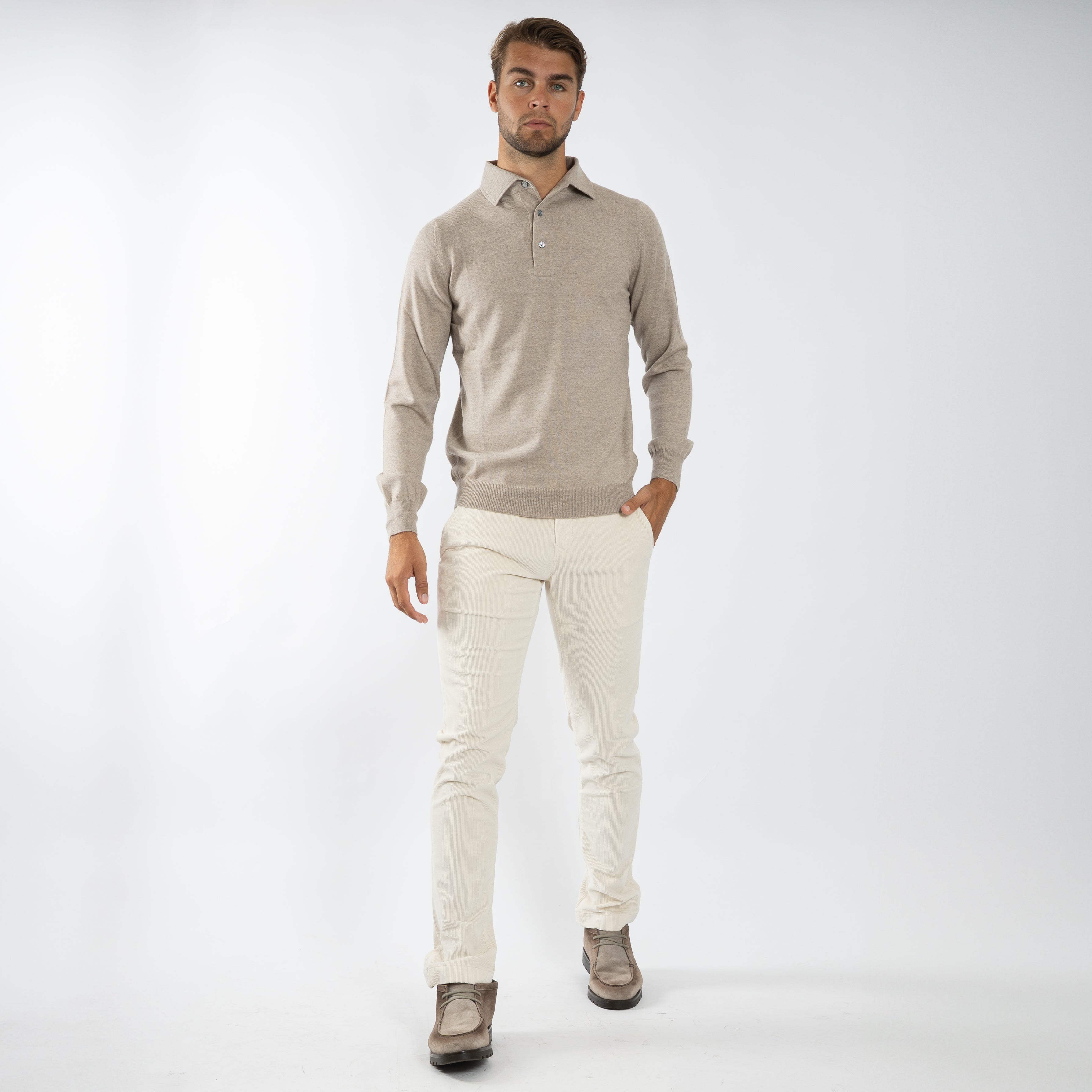 Mason's Chino Corduroy Crème | Torino