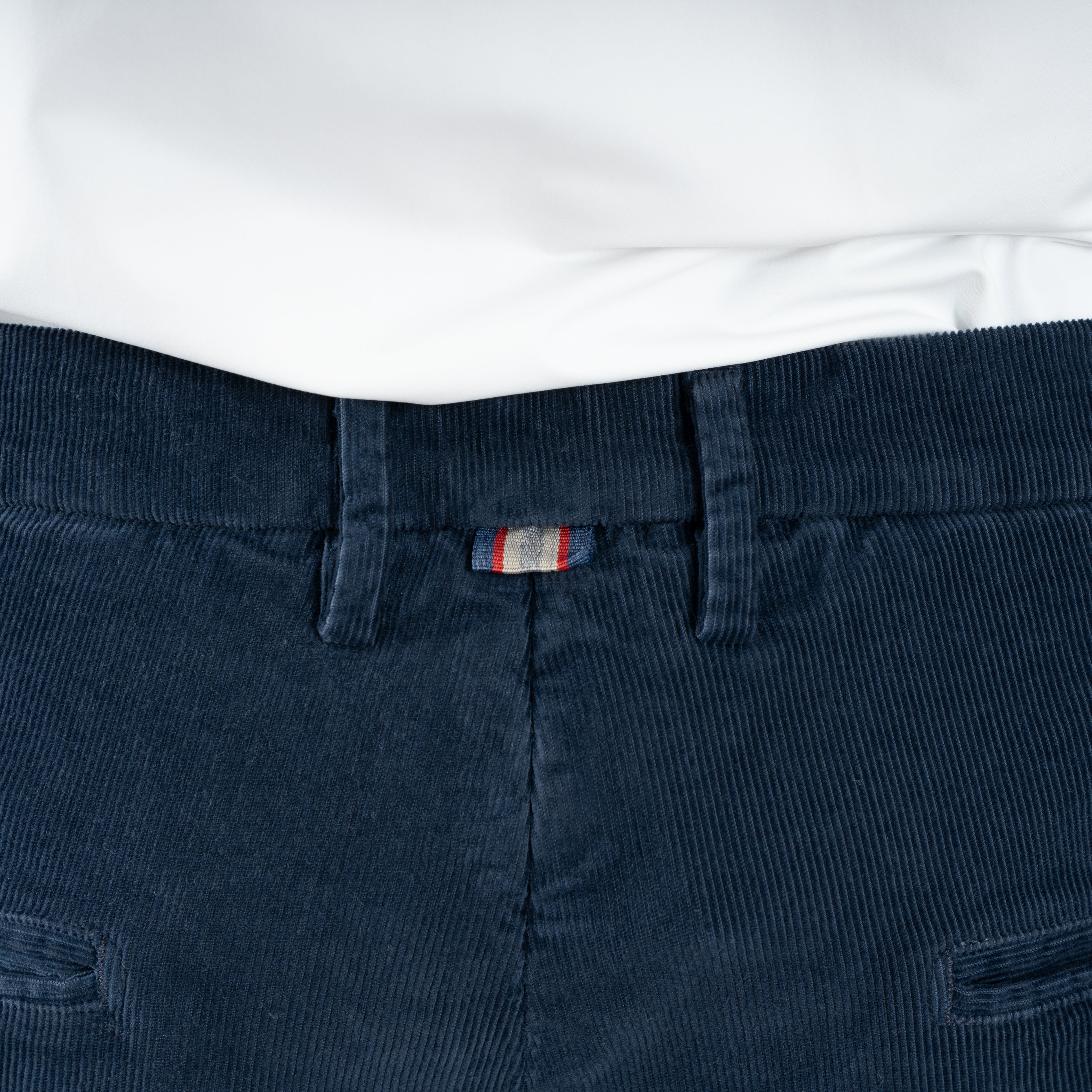 Mason's Chino Corduroy Donkerblauw | Torino