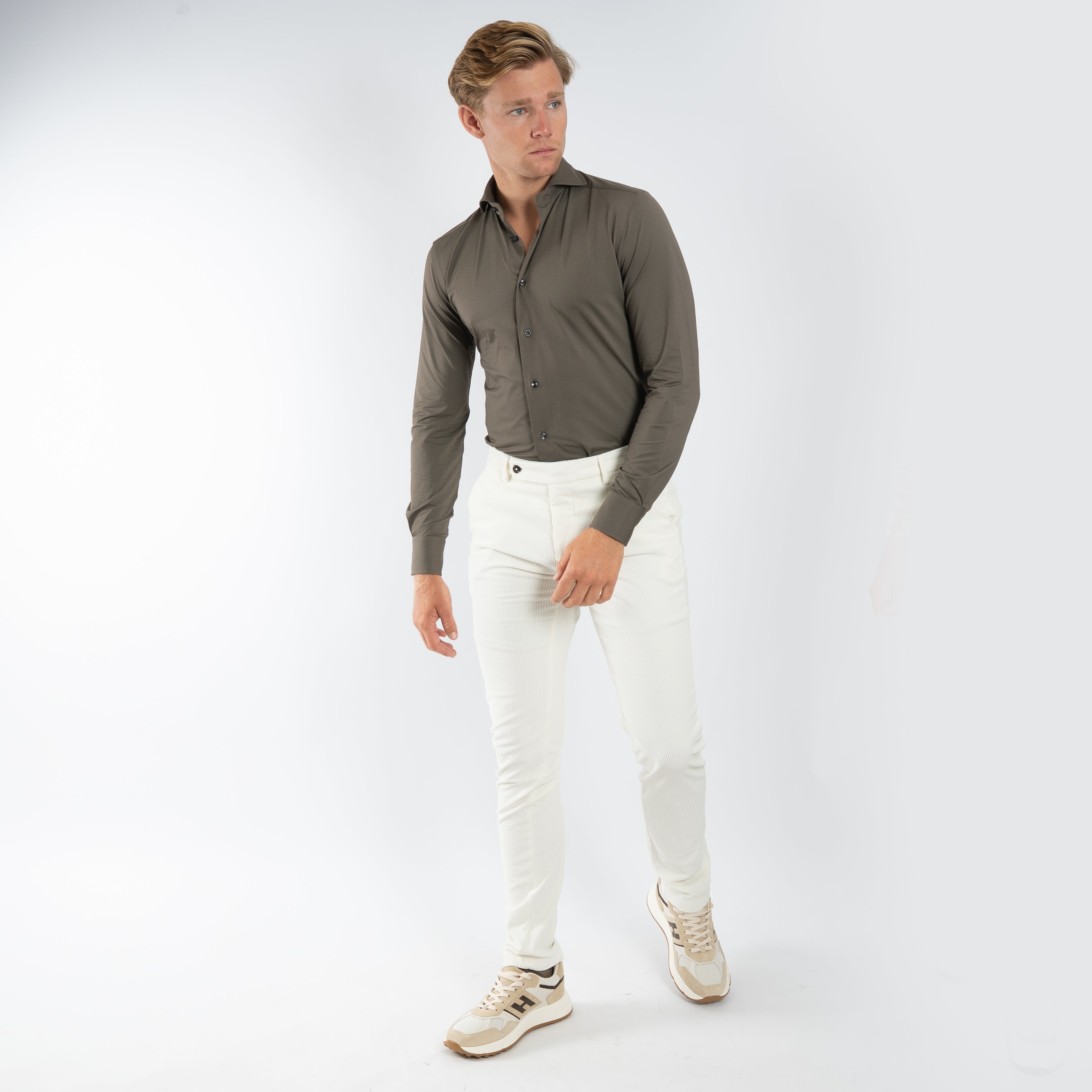 Berwich Chino Corduroy Creme | Morello