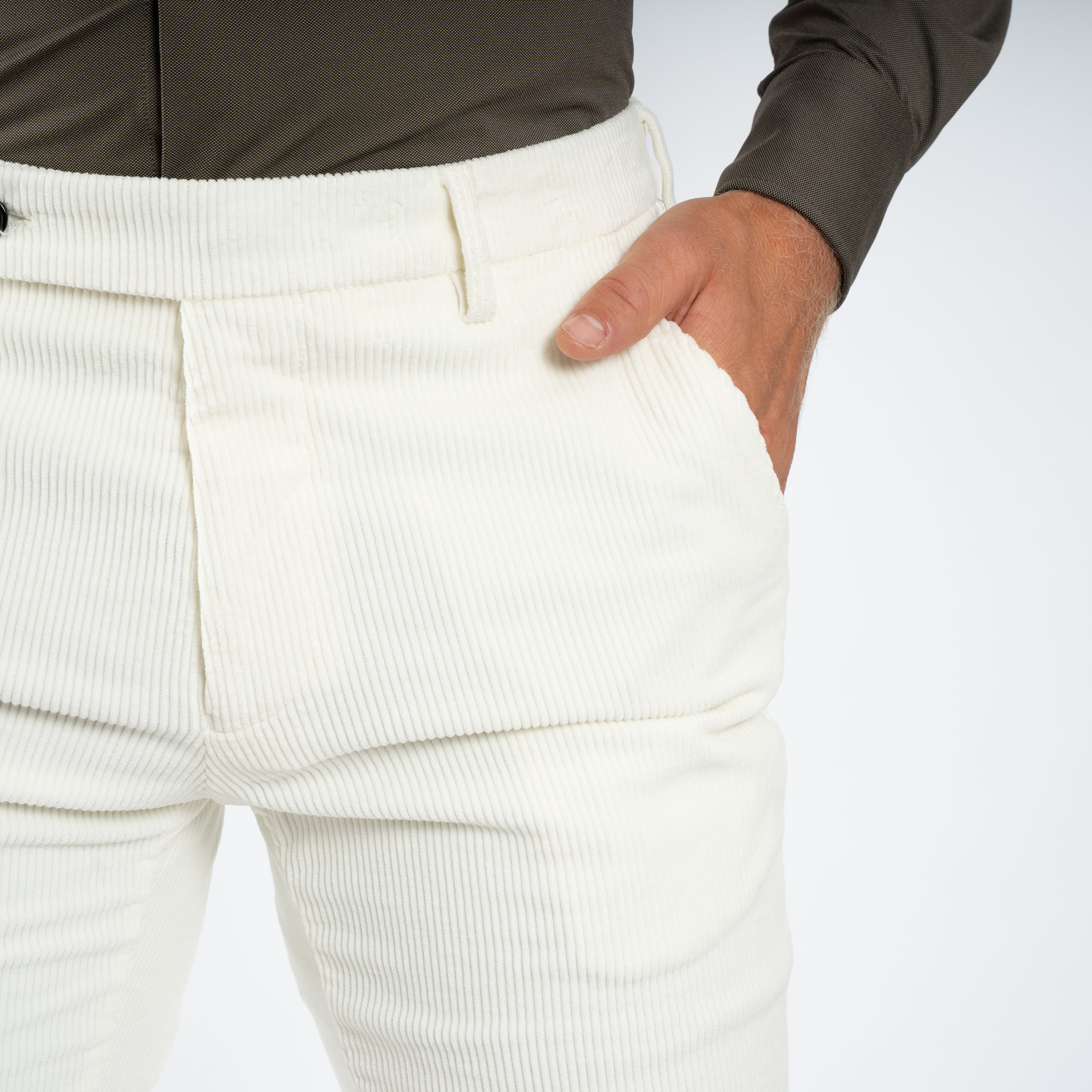 Berwich Chino Corduroy Creme | Morello
