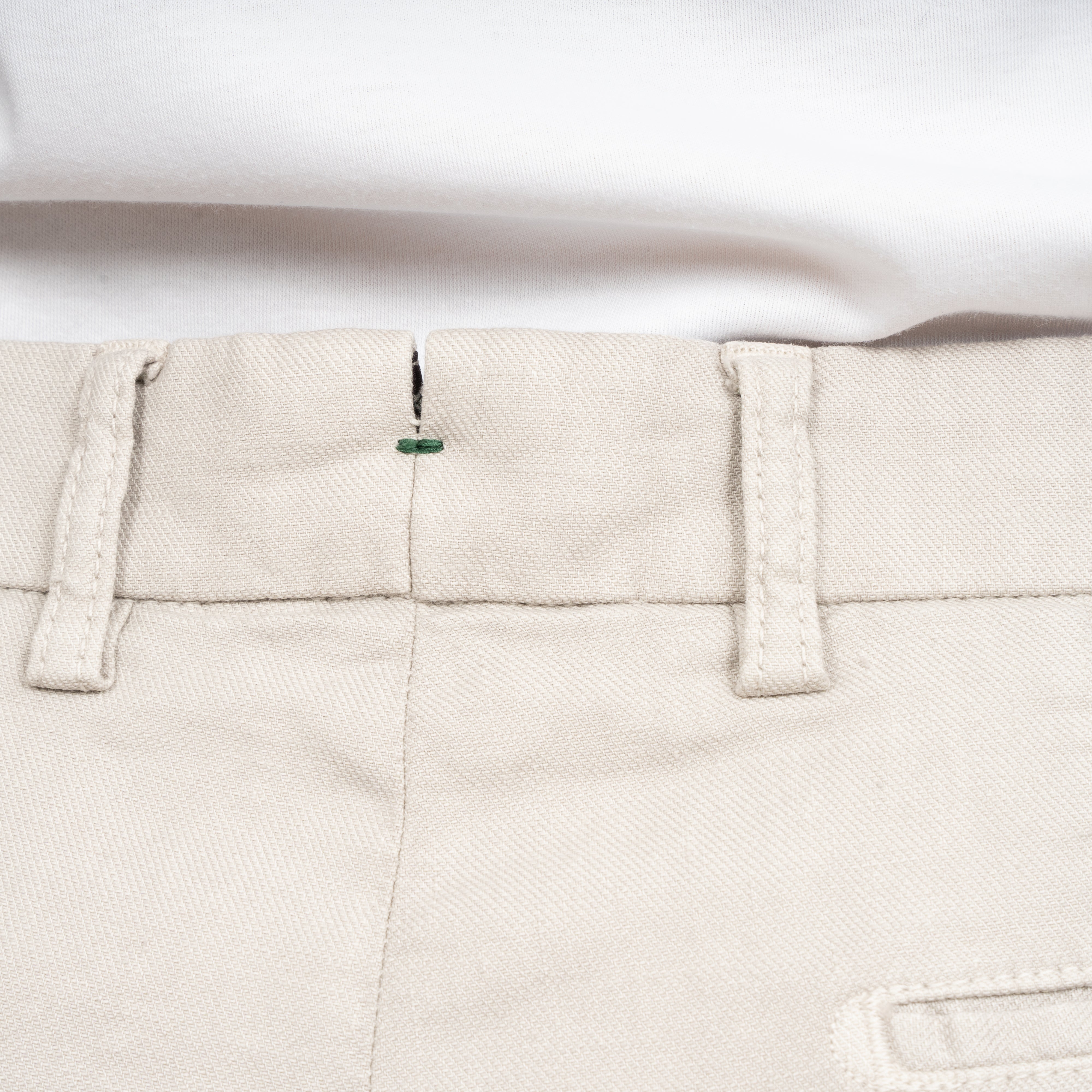 Berwich Chino met bandplooi Lichtgrijs | Retrolong
