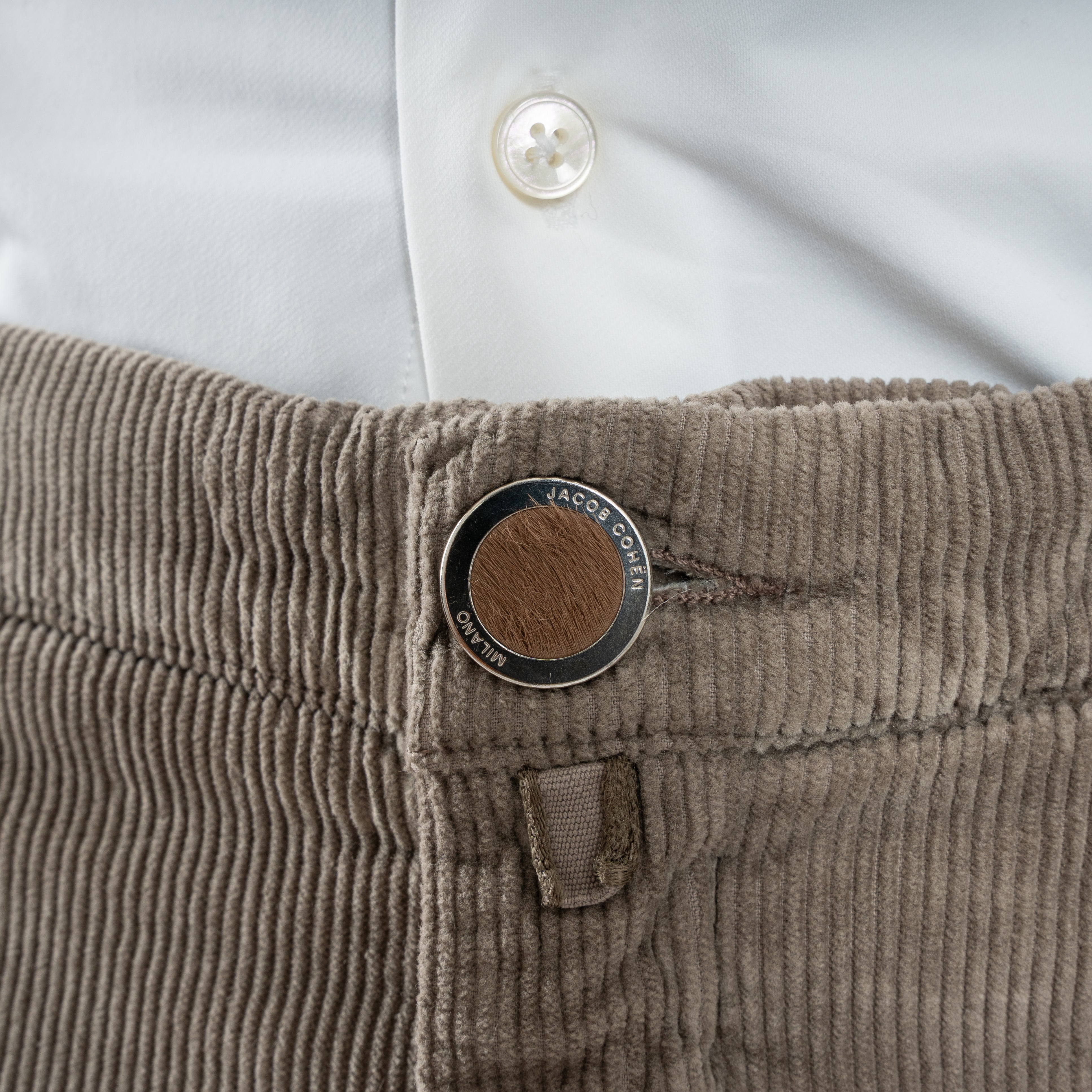 Jacob Cohen Chino Corduroy Taupe | Bobby