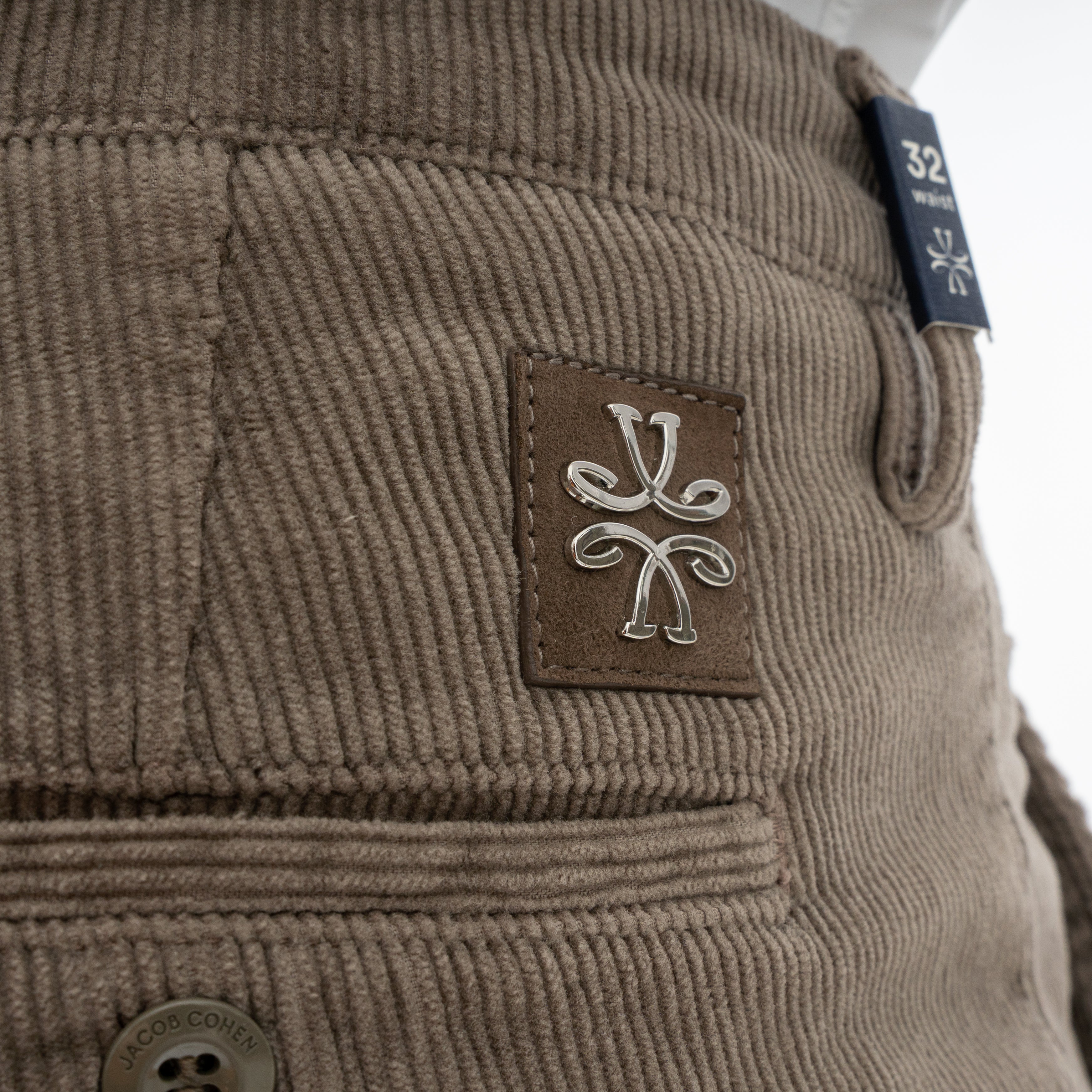 Jacob Cohen Chino Corduroy Taupe | Bobby