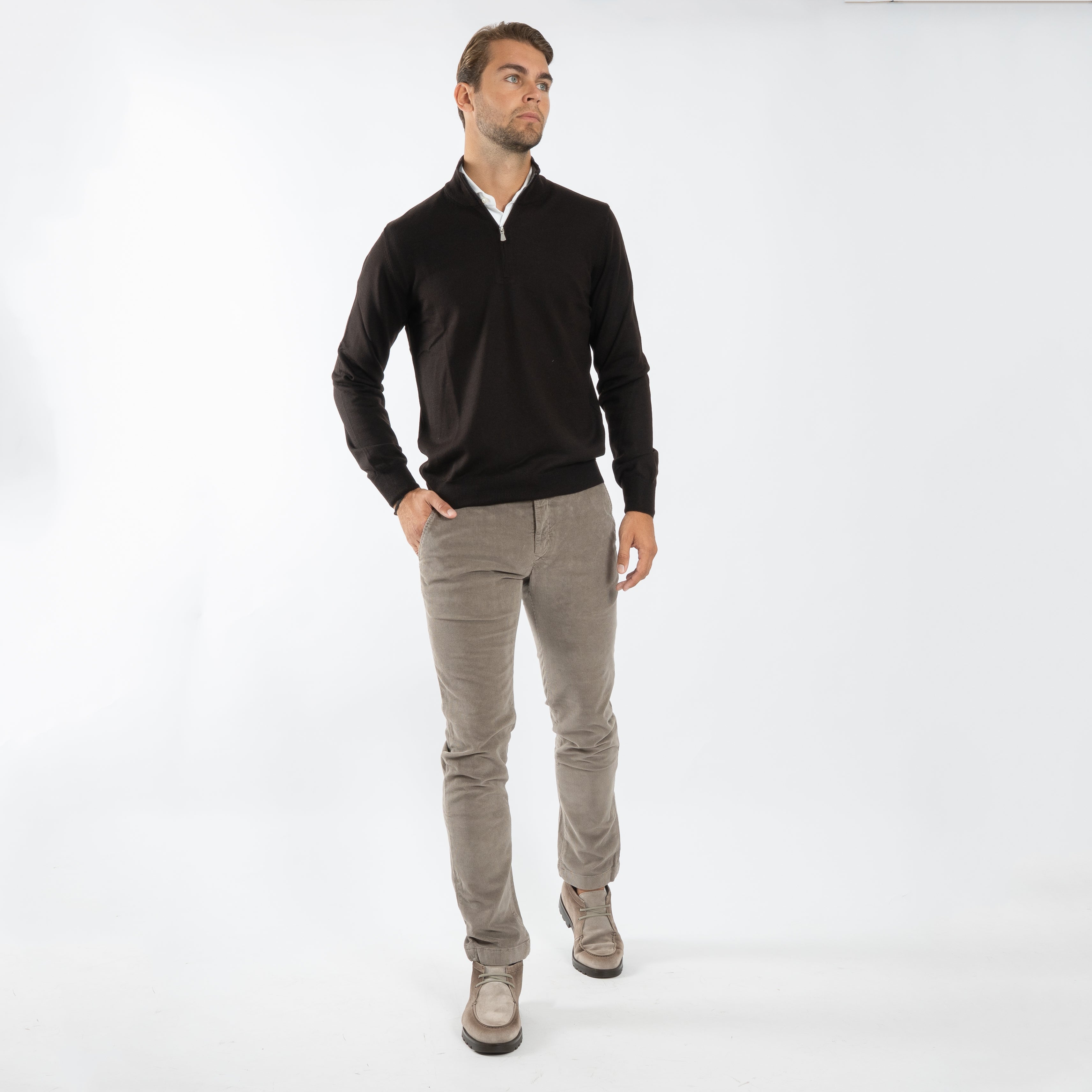 Jacob Cohen Chino Corduroy Taupe | Bobby