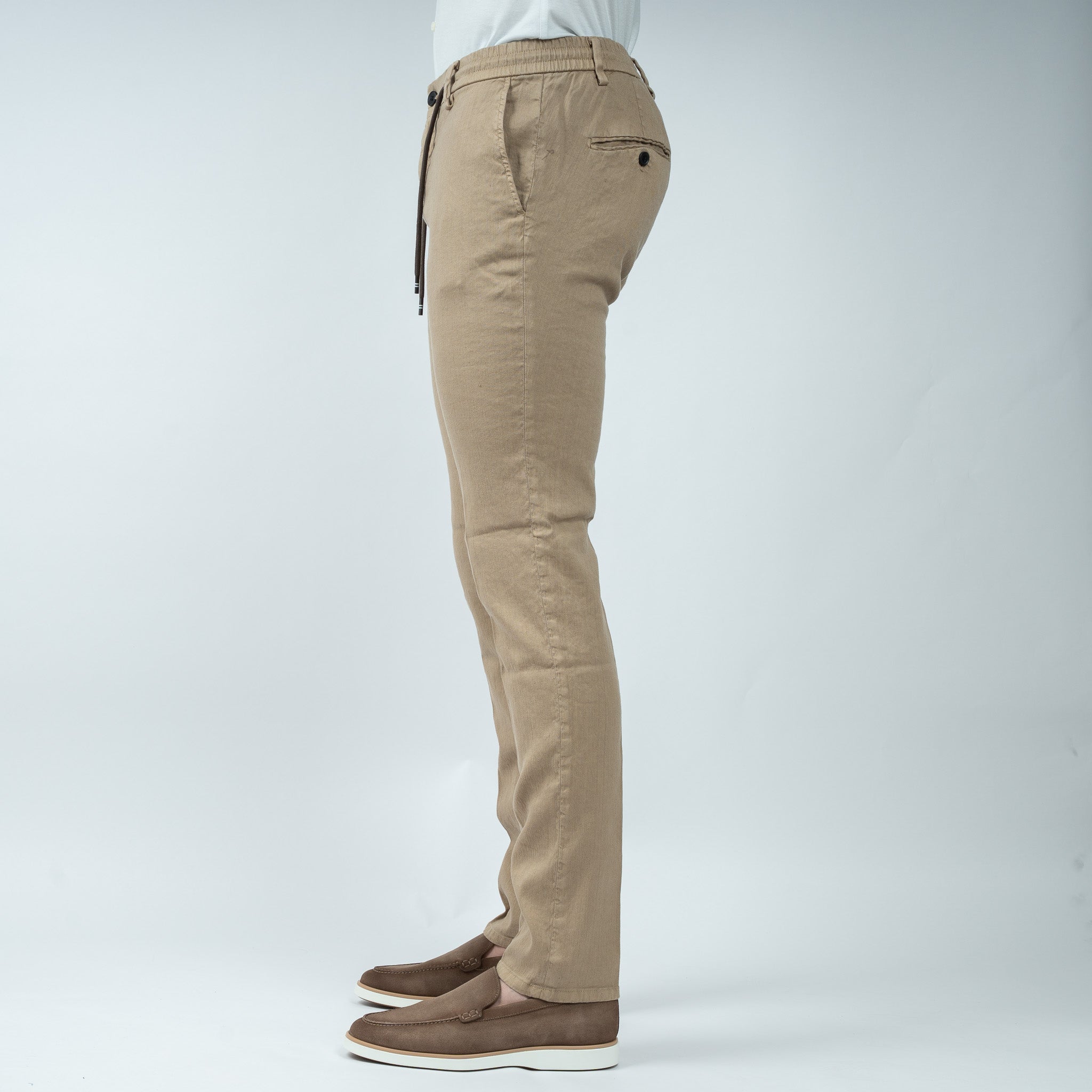 Mason's Linnen Chino Beige | Milano Jogger