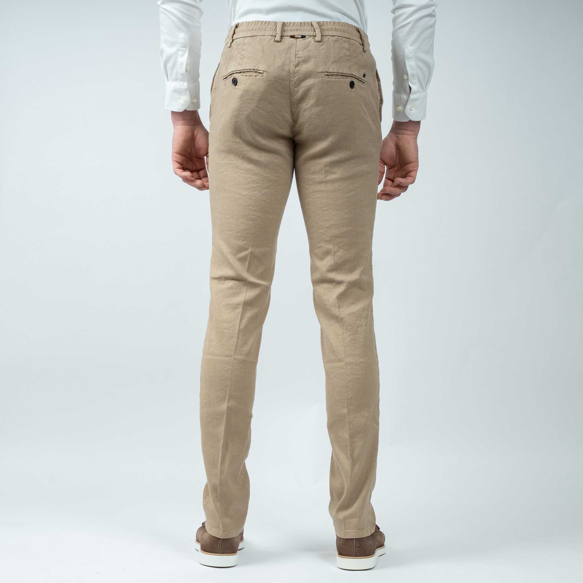 Mason's Linnen Chino Beige | Milano Jogger