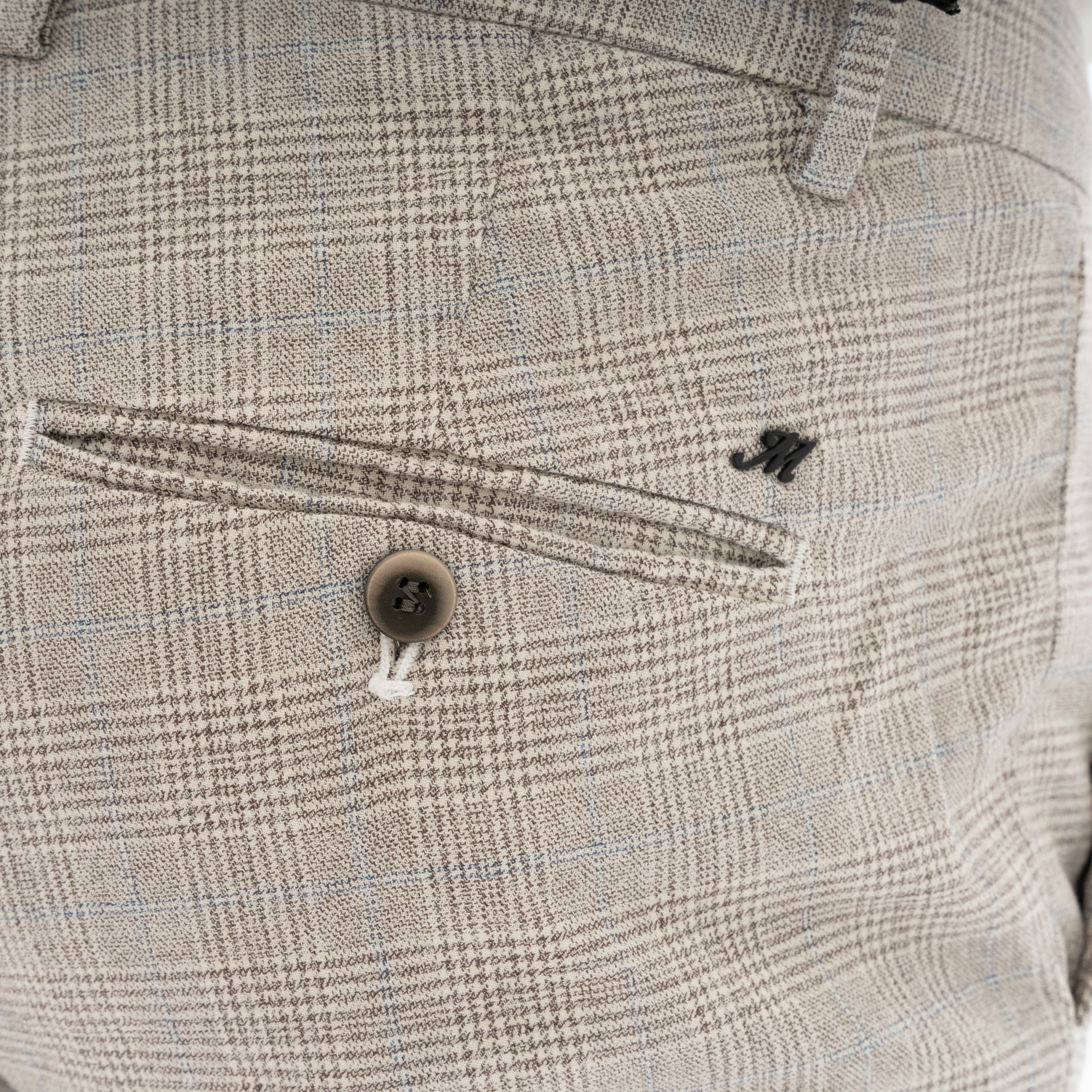 Mason's Chino Grijs/Beige Ruit | Milano