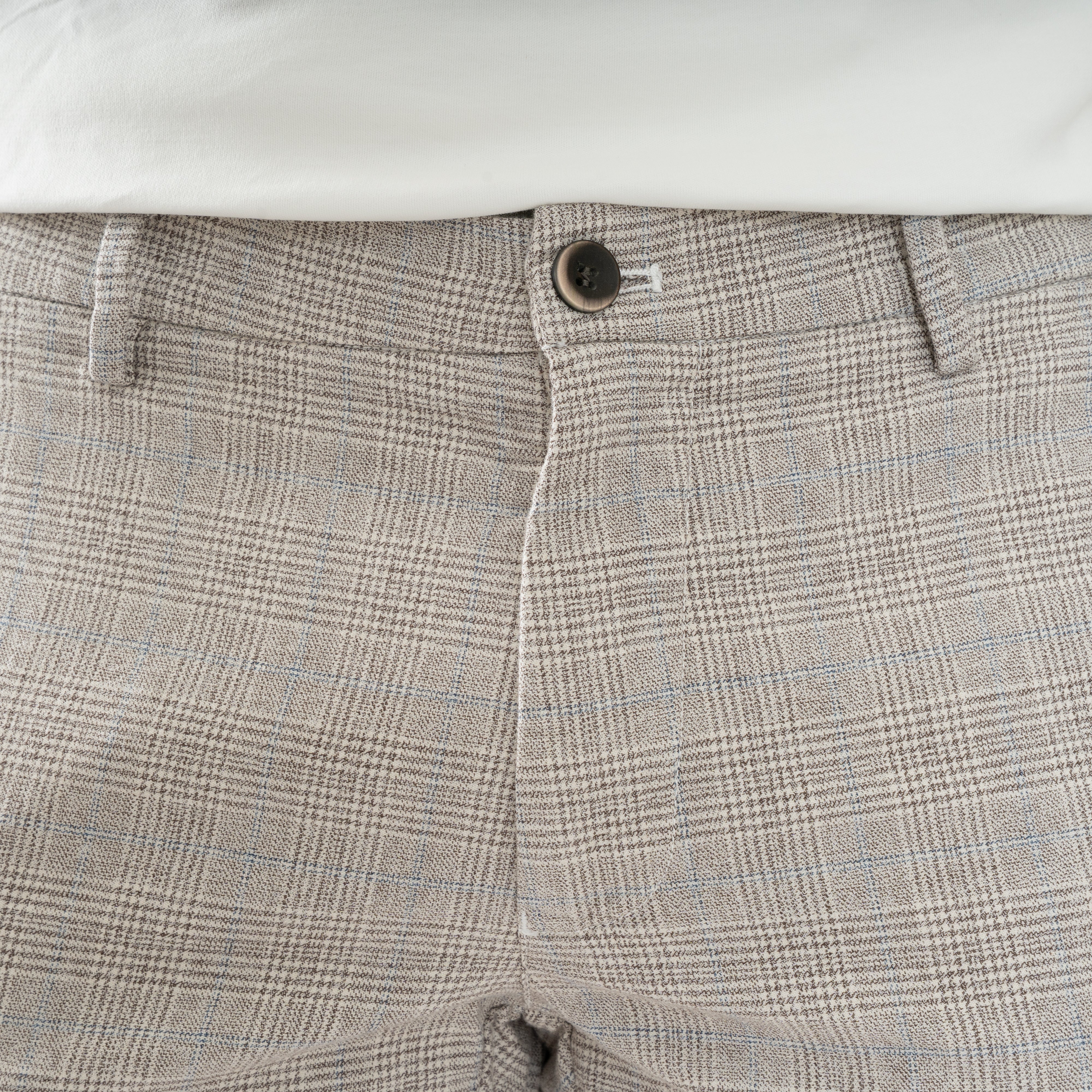 Mason's Chino Grijs/Beige Ruit | Milano