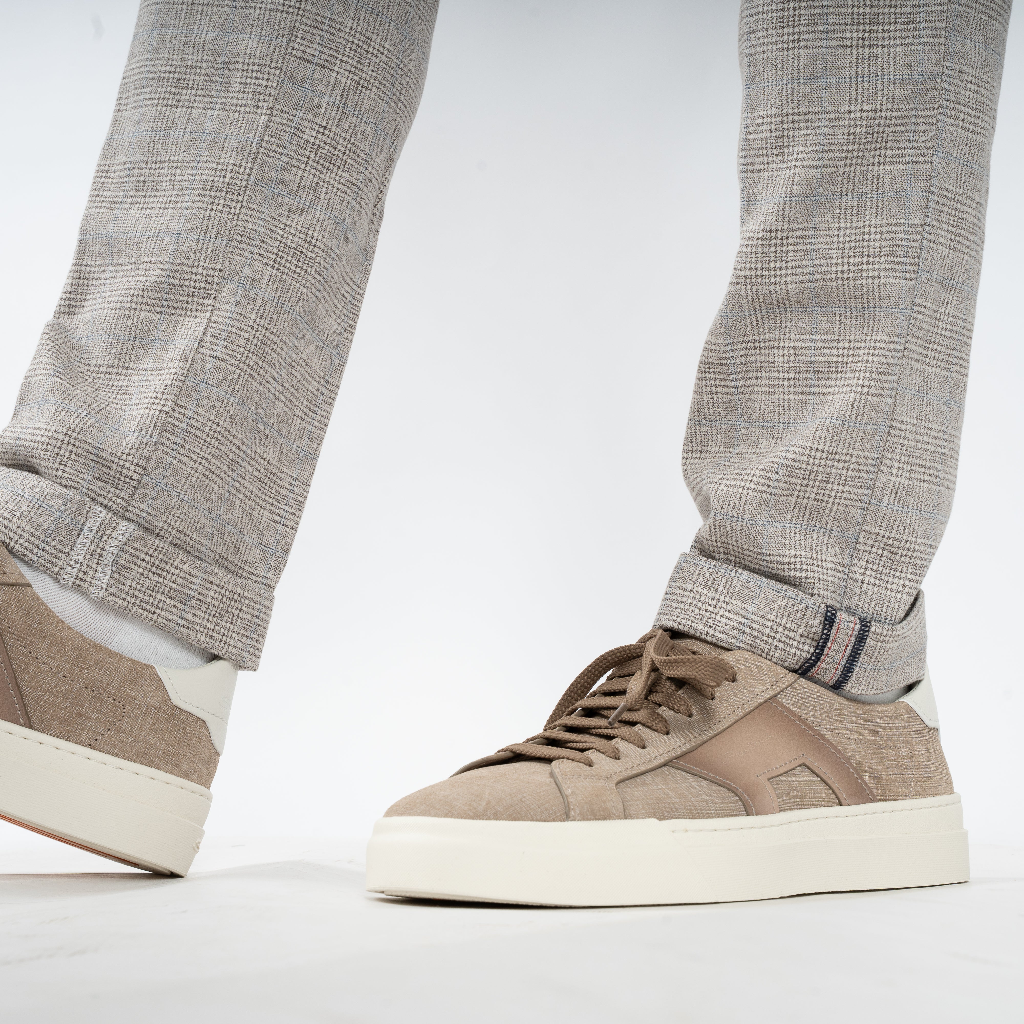 Mason's Chino Grijs/Beige Ruit | Milano