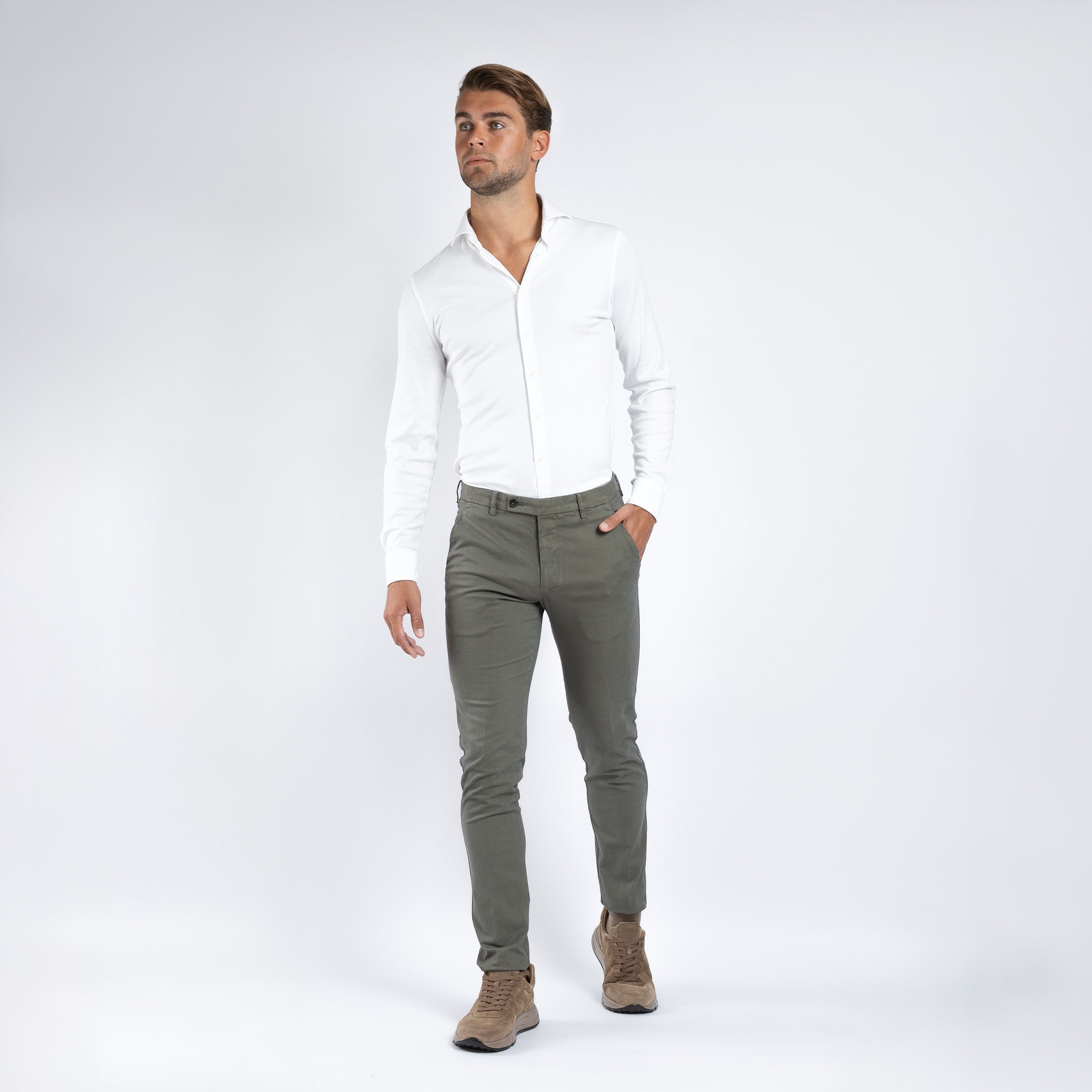 Berwich Chino Groen | Morello