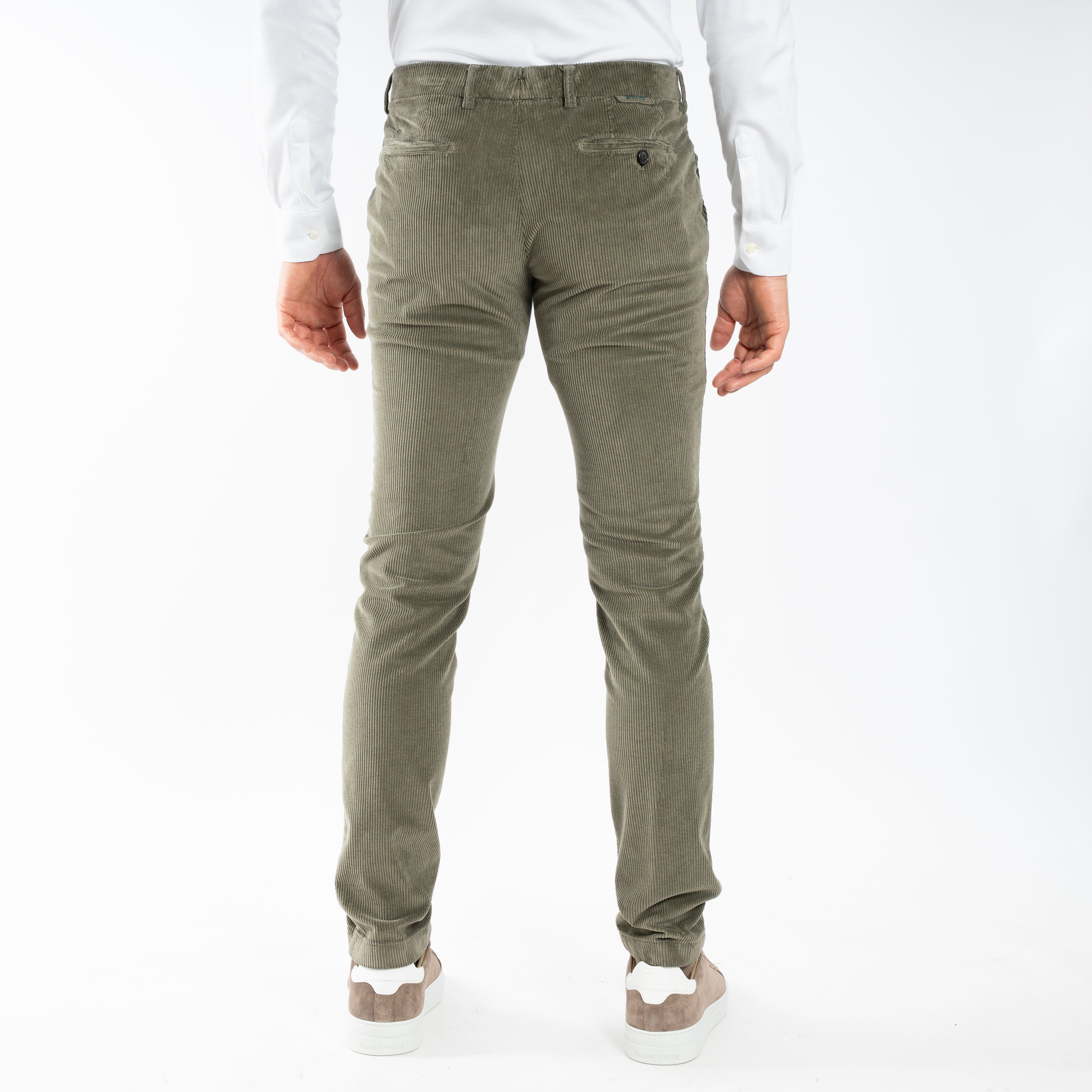 Berwich Chino Corduroy Groen | Morello