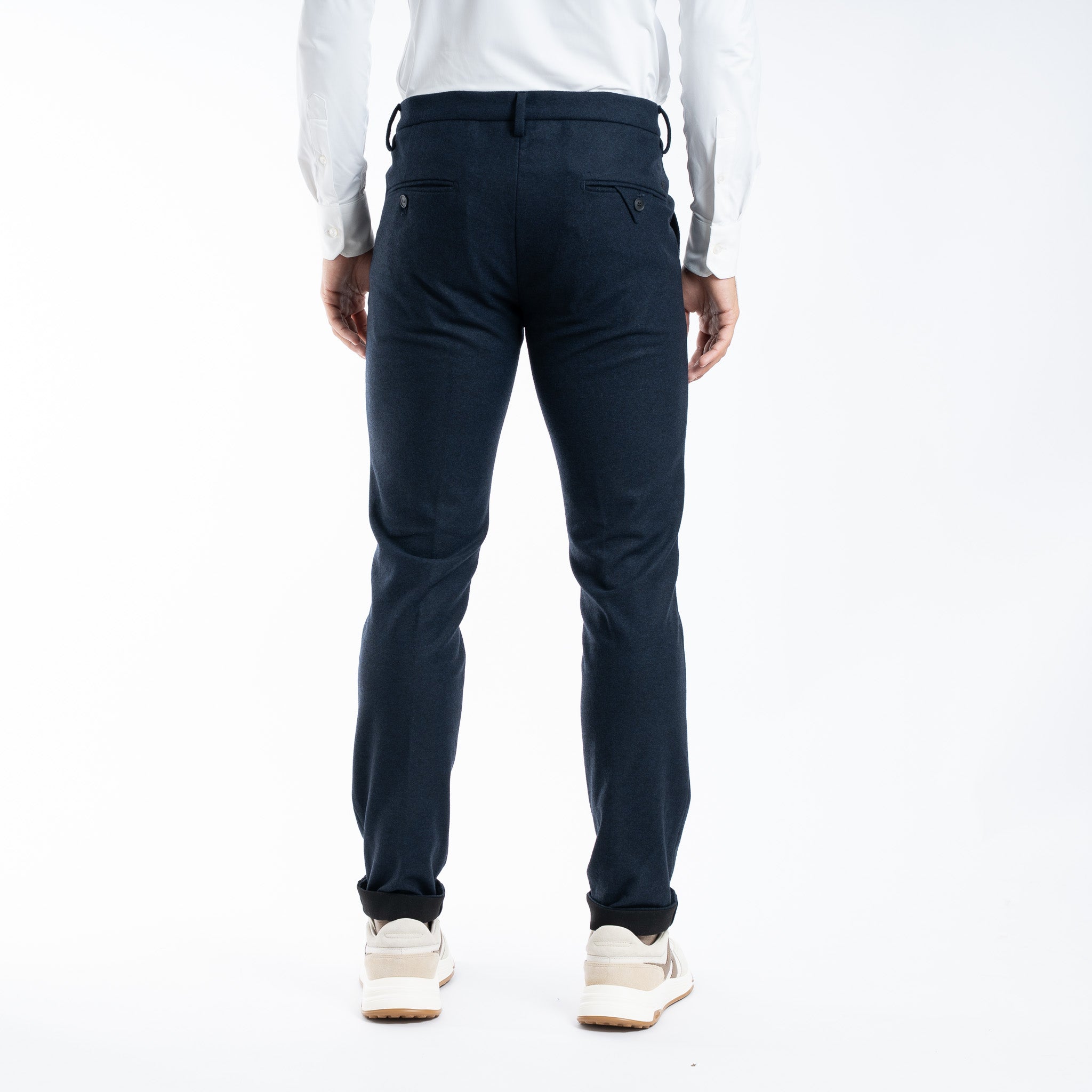 Mason's Chino Flannel Blauw | Torino