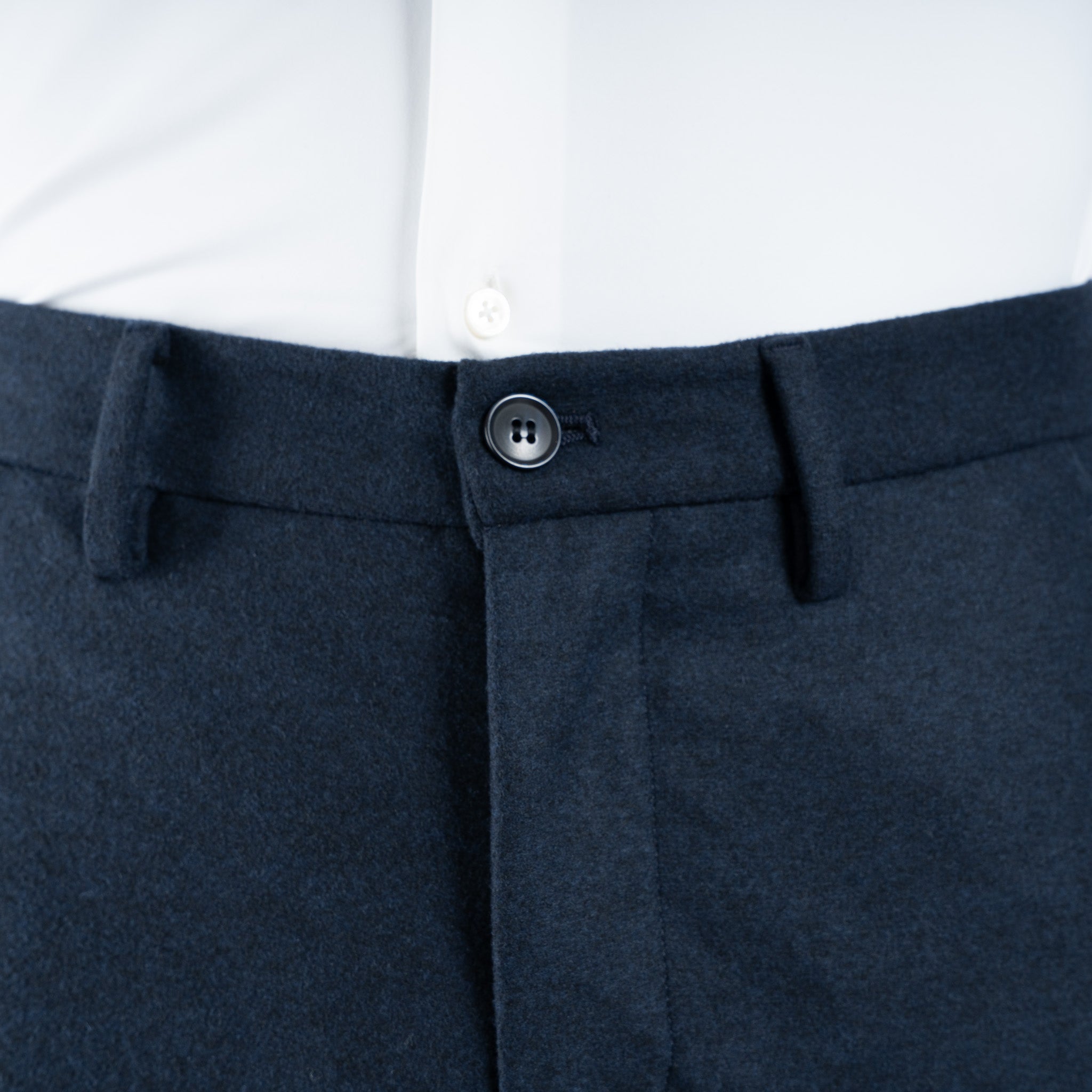 Mason's Chino Flannel Blauw | Torino