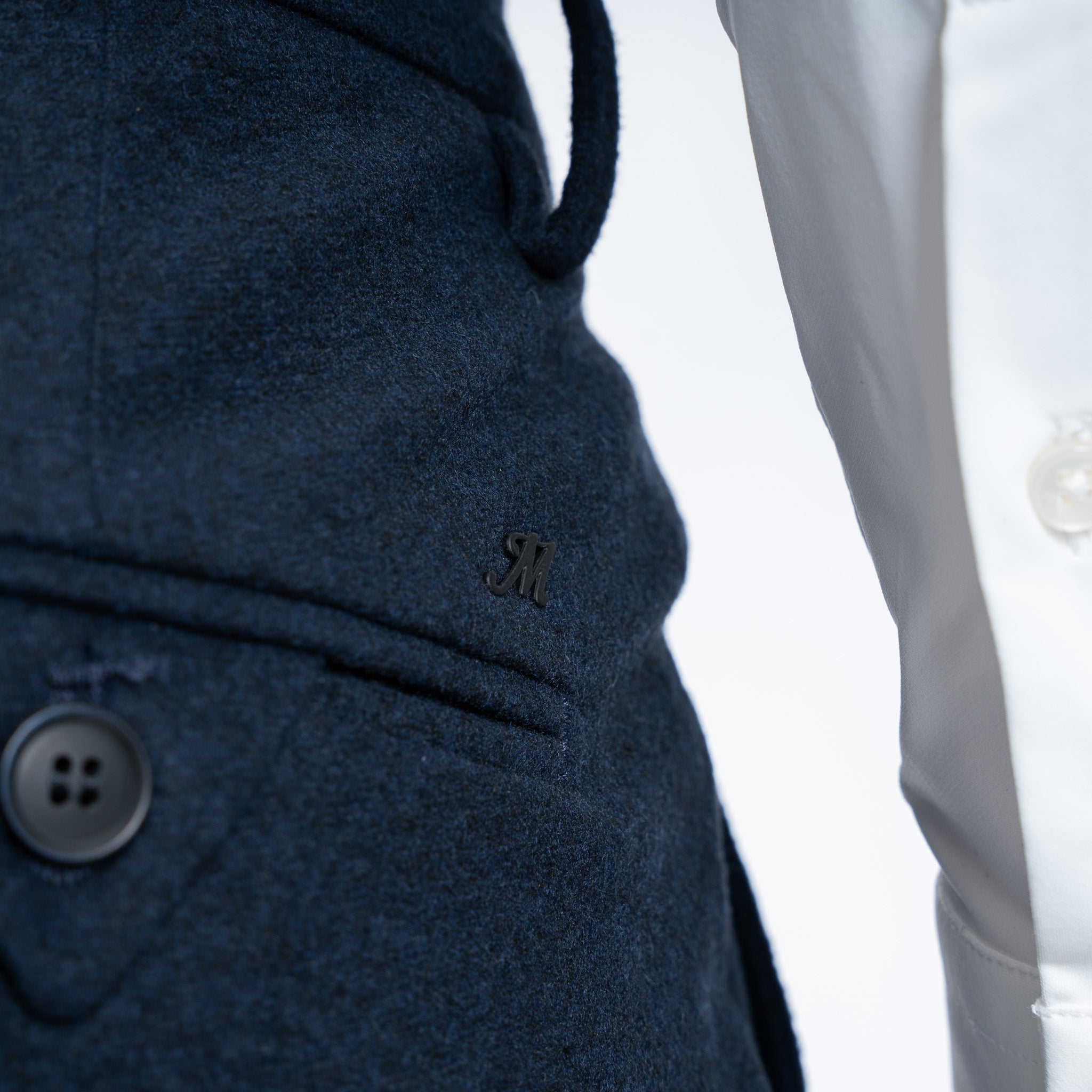 Mason's Chino Flannel Blauw | Torino