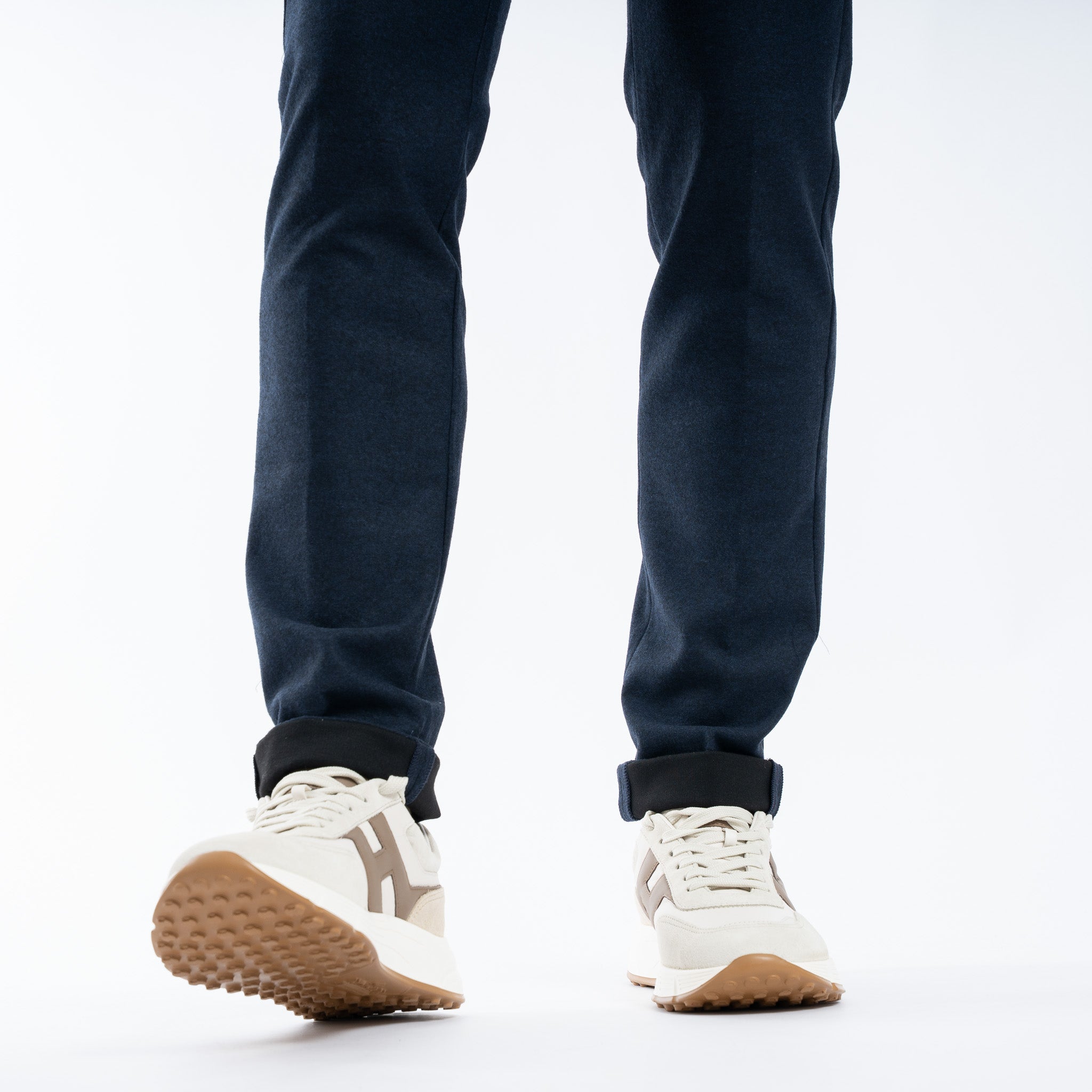 Mason's Chino Flannel Blauw | Torino